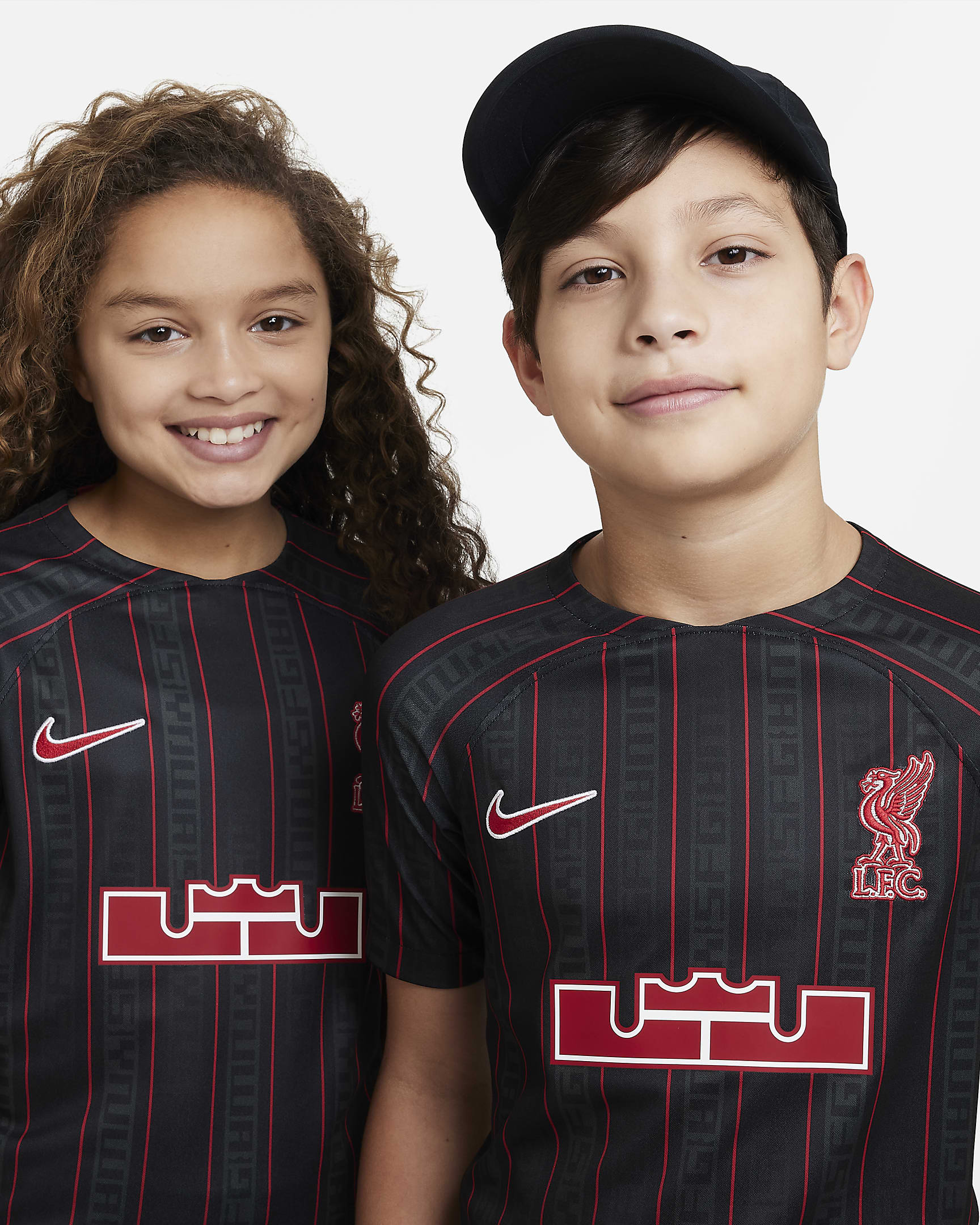 LeBron x Liverpool F.C. Older Kids' Nike Dri-FIT Stadium Football Shirt ...