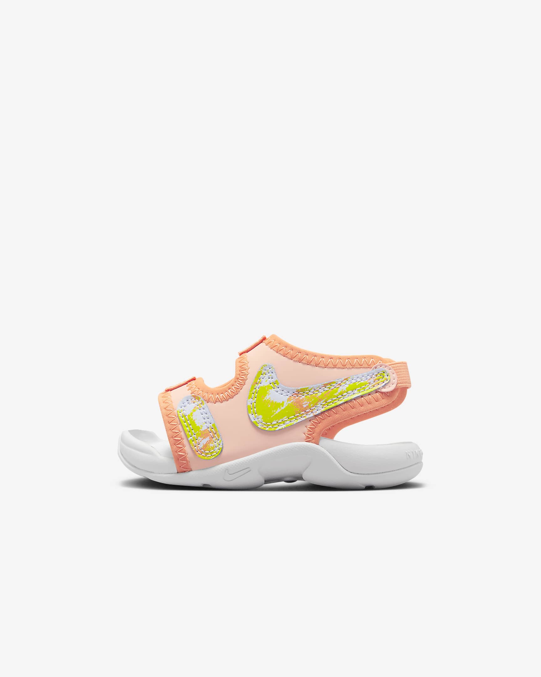 Chinelos Nike Sunray Adjust 6 SE para bebé - Laranja Artic/Photon Dust/Laranja Trance/Multicolor