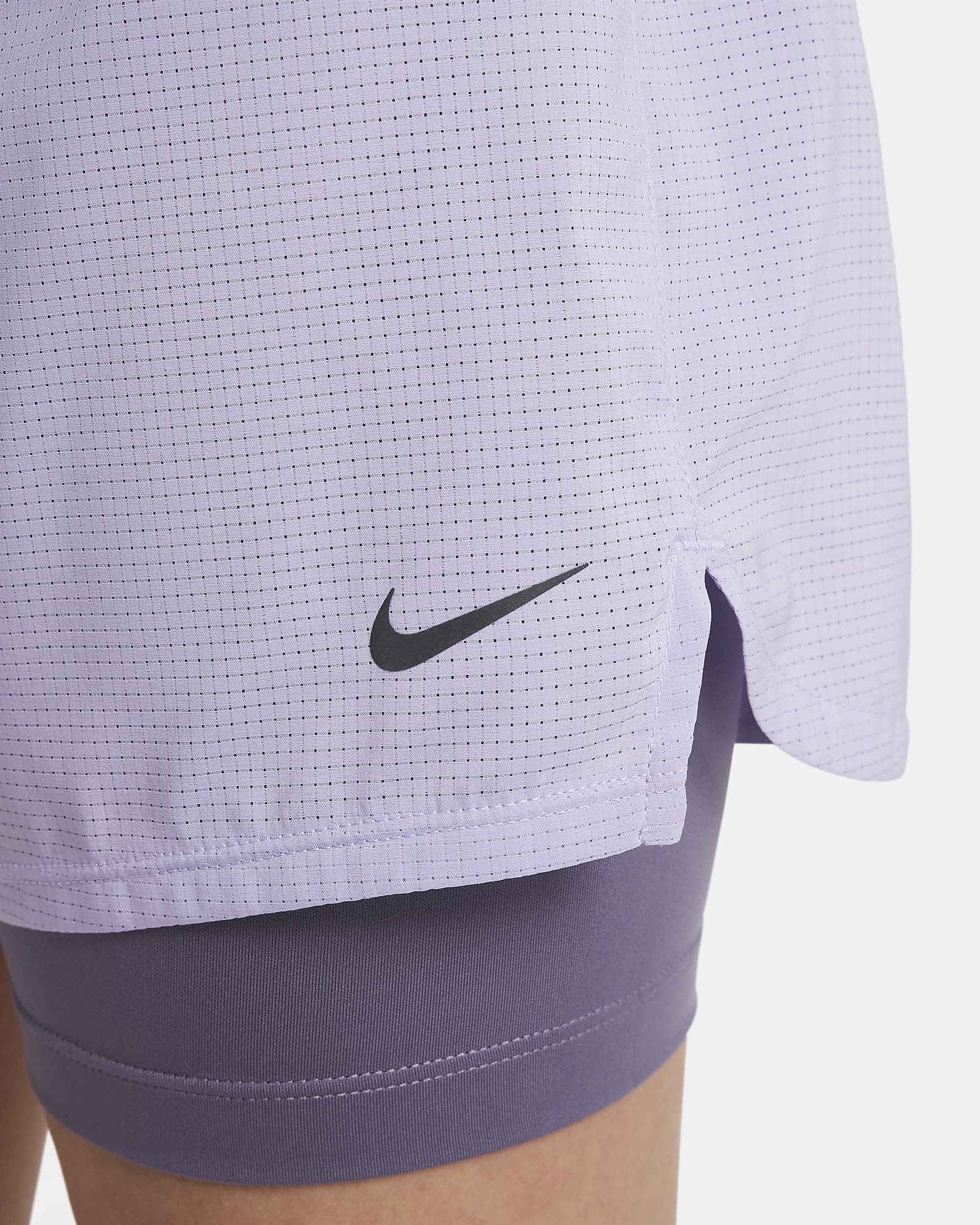 Nike Older Kids' (Girls') Dri-FIT ADV Shorts - Hydrangeas/Daybreak/Black