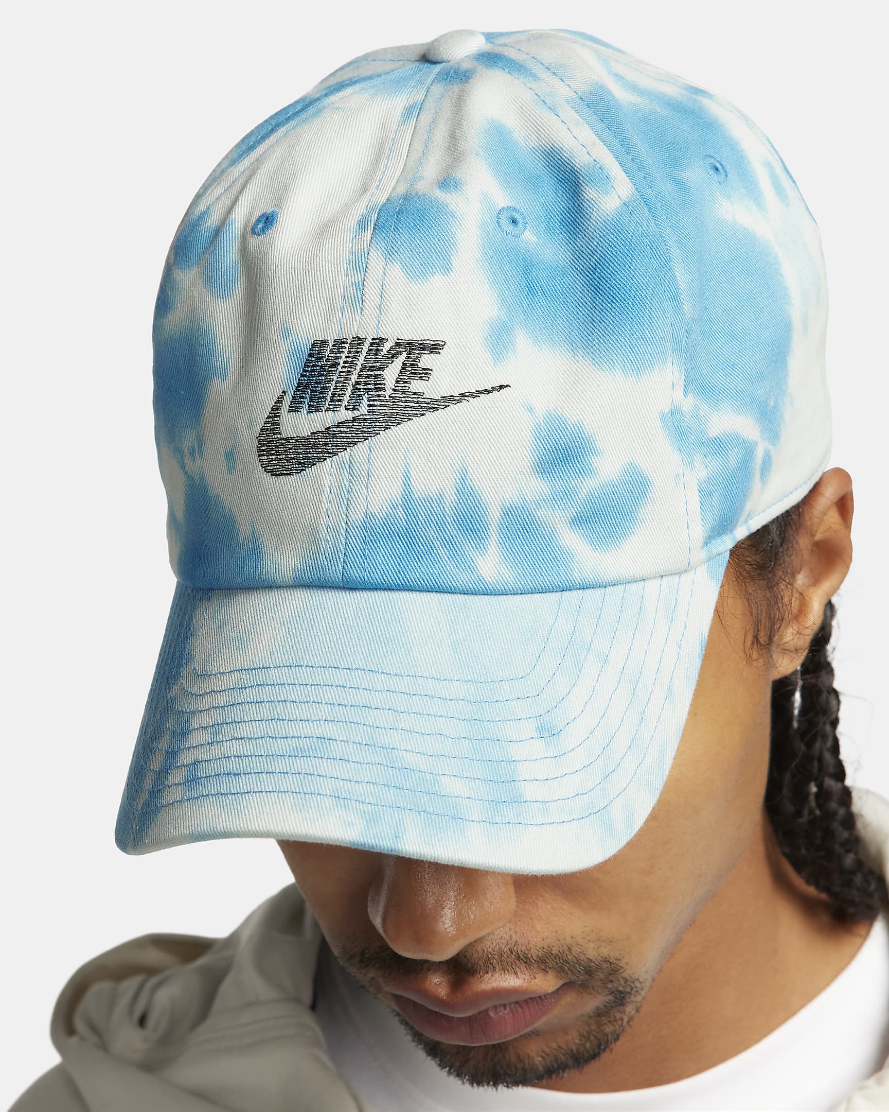 Nike Club Unstructured Cap - Photo Blue/Light Silver/Aquarius Blue/Black