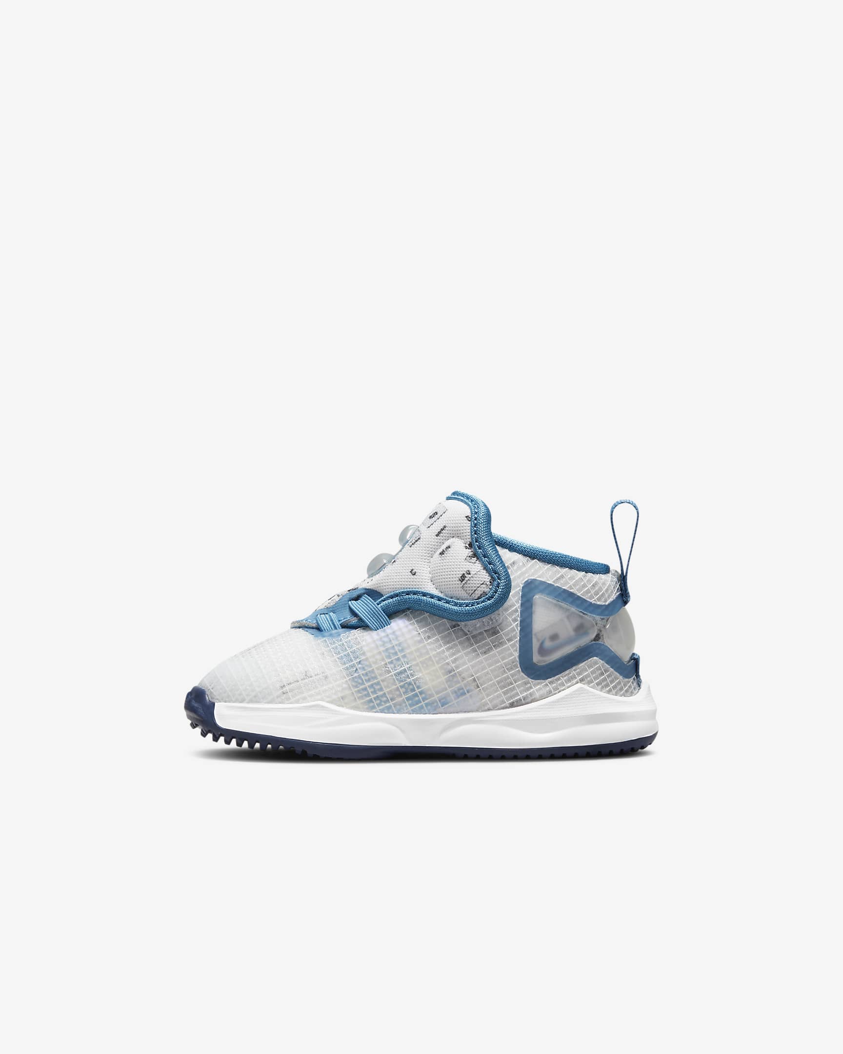 Calzado para bebé e infantil LeBron 19 - Blanco/Azul vacío/Azul holandés