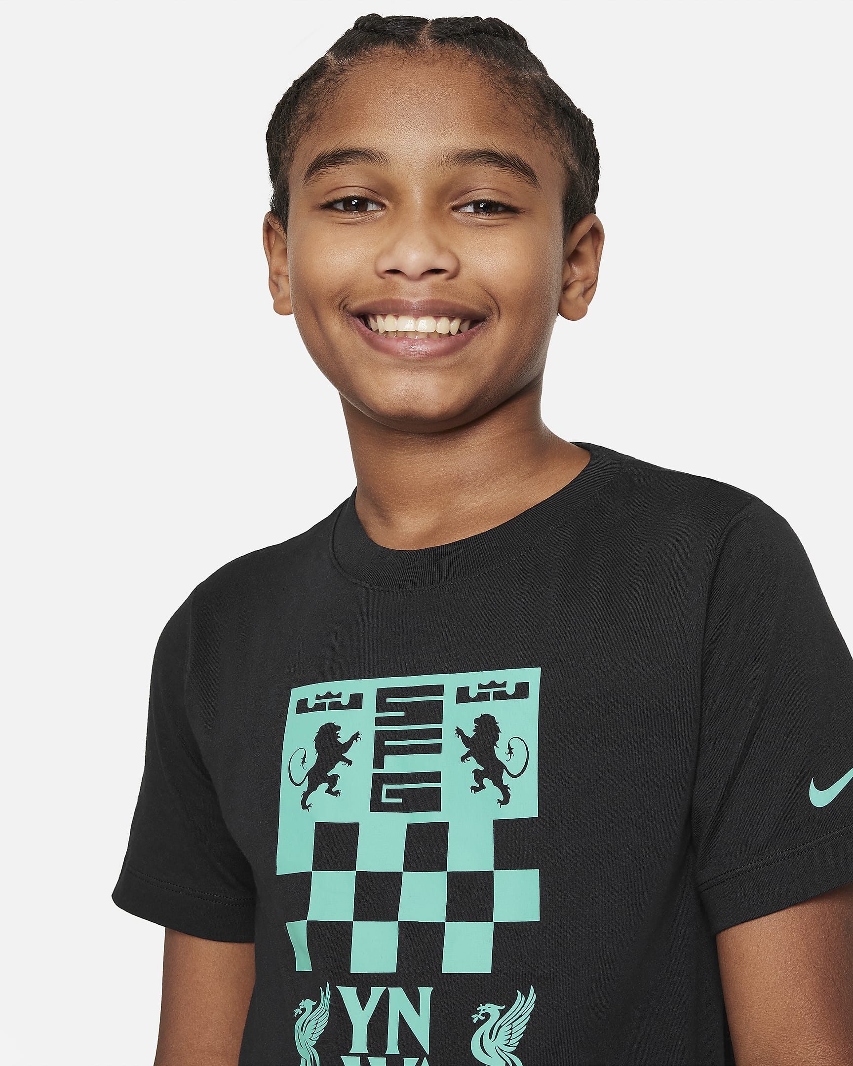 LeBron x Liverpool F.C. Older Kids' Nike Football T-Shirt. Nike UK