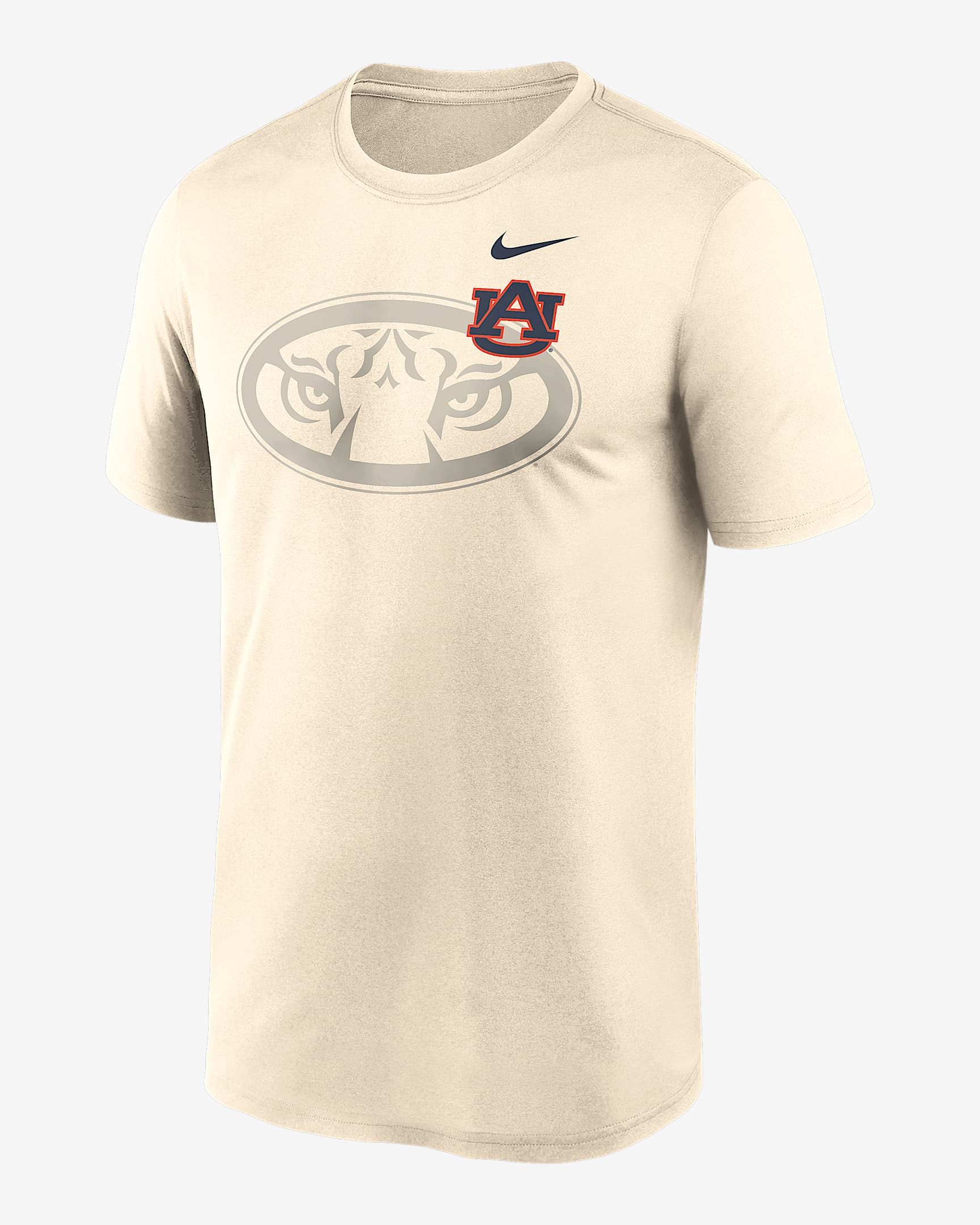 Auburn Campus Legend Shadow Logo Men's Nike Dri-FIT College T-Shirt - Natural