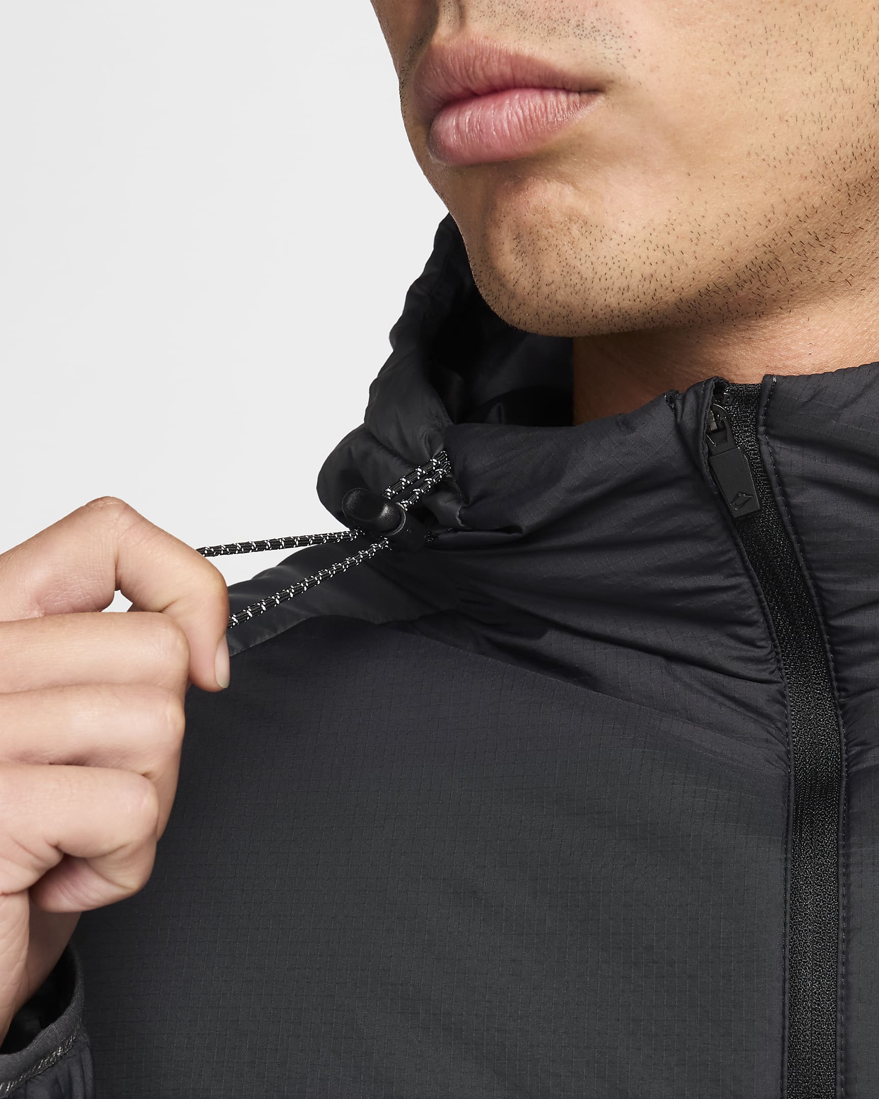 Nike Trail PrimaLoft® Men's Therma-FIT Running Jacket - Black/Anthracite/Summit White