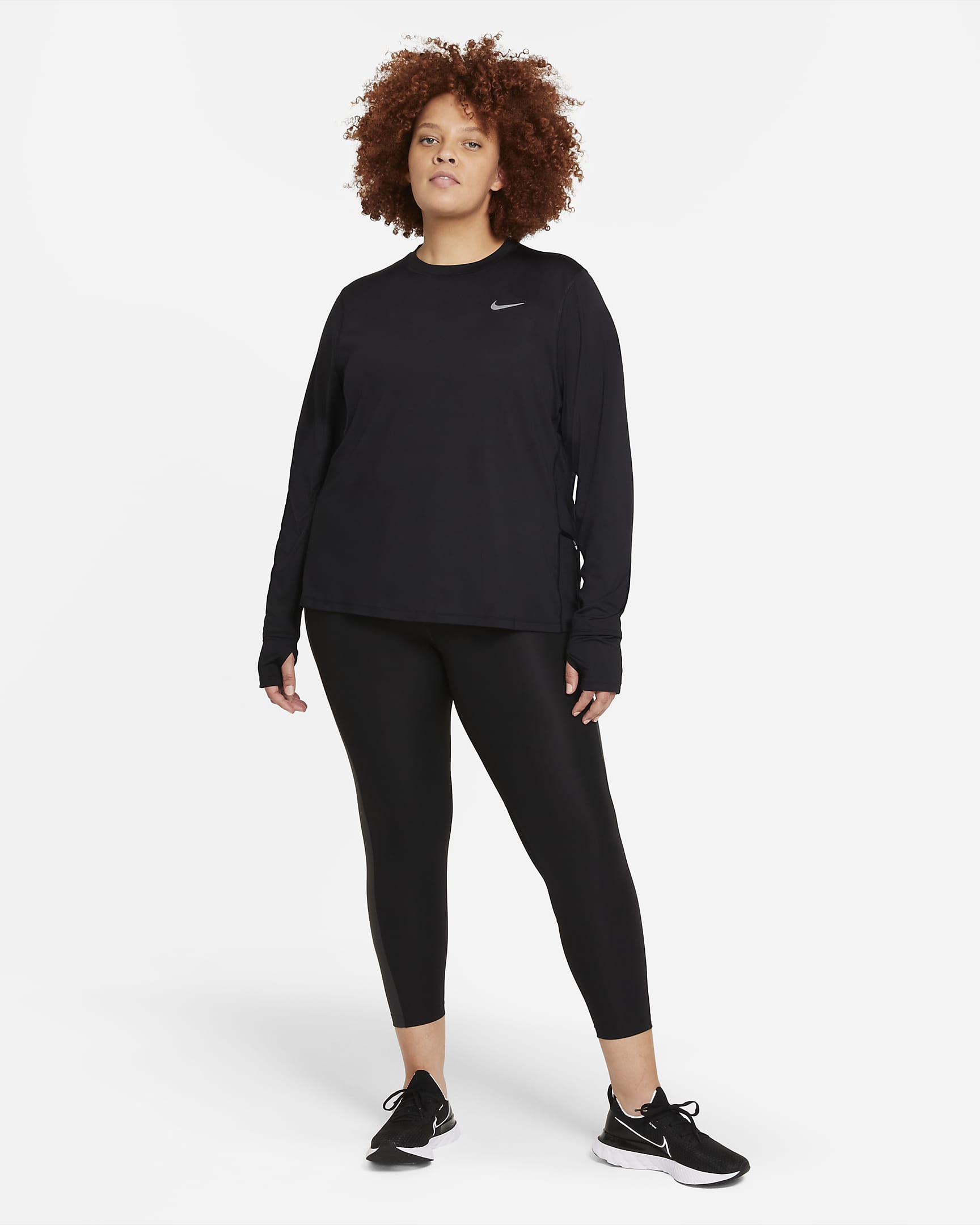 Nike Women's Running Crew (Plus Size). Nike AT