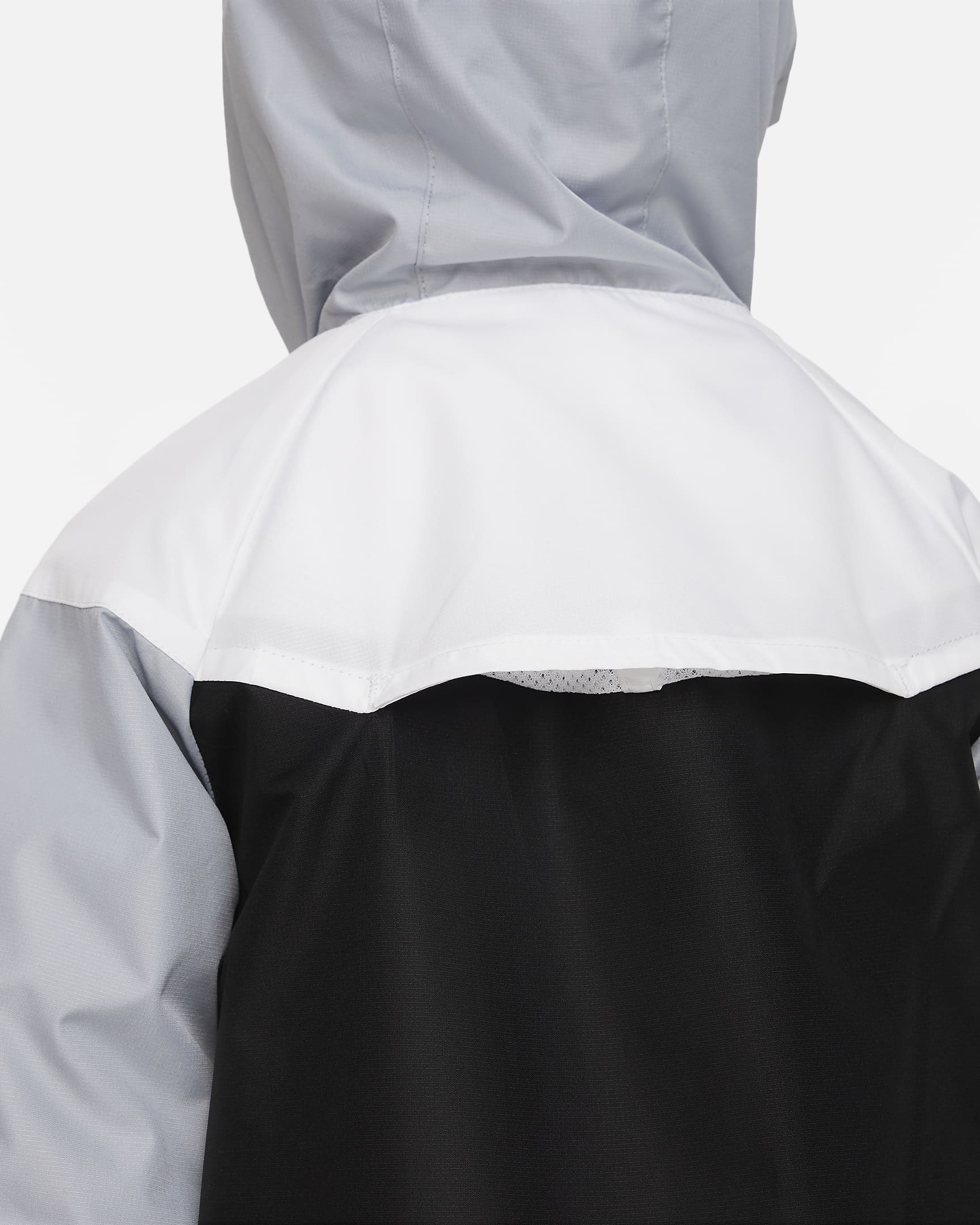 Nike Sportswear Windrunner Little Kids' Full-Zip Jacket - Black/White/White