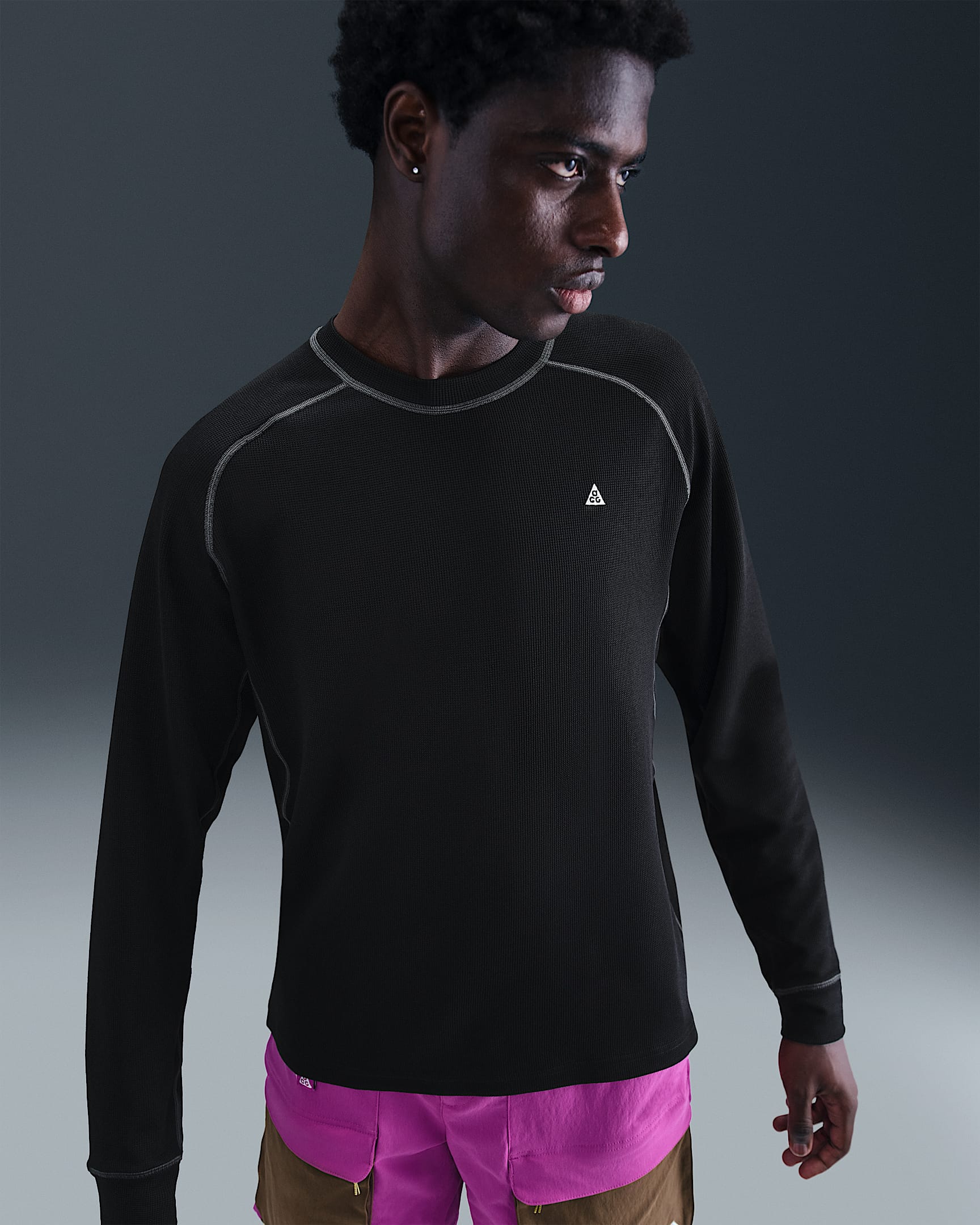 Nike ACG "Chinati" Men's Dri-FIT ADV Long-Sleeve Top - Black/Anthracite/Summit White