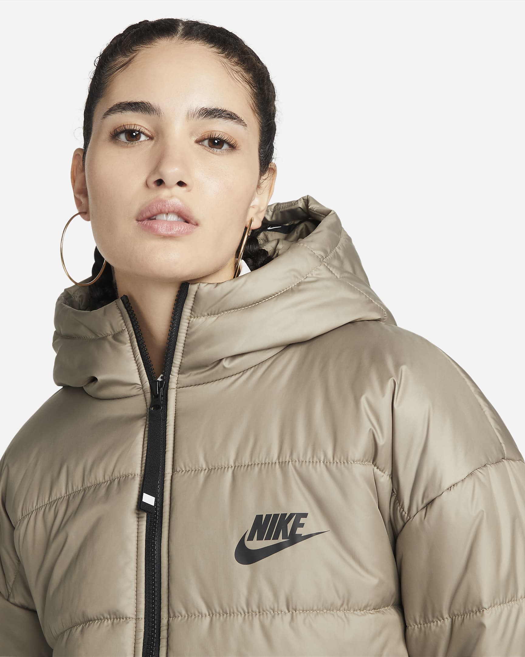 Nike Sportswear Therma-FIT Repel Women's Synthetic-Fill Hooded Jacket ...