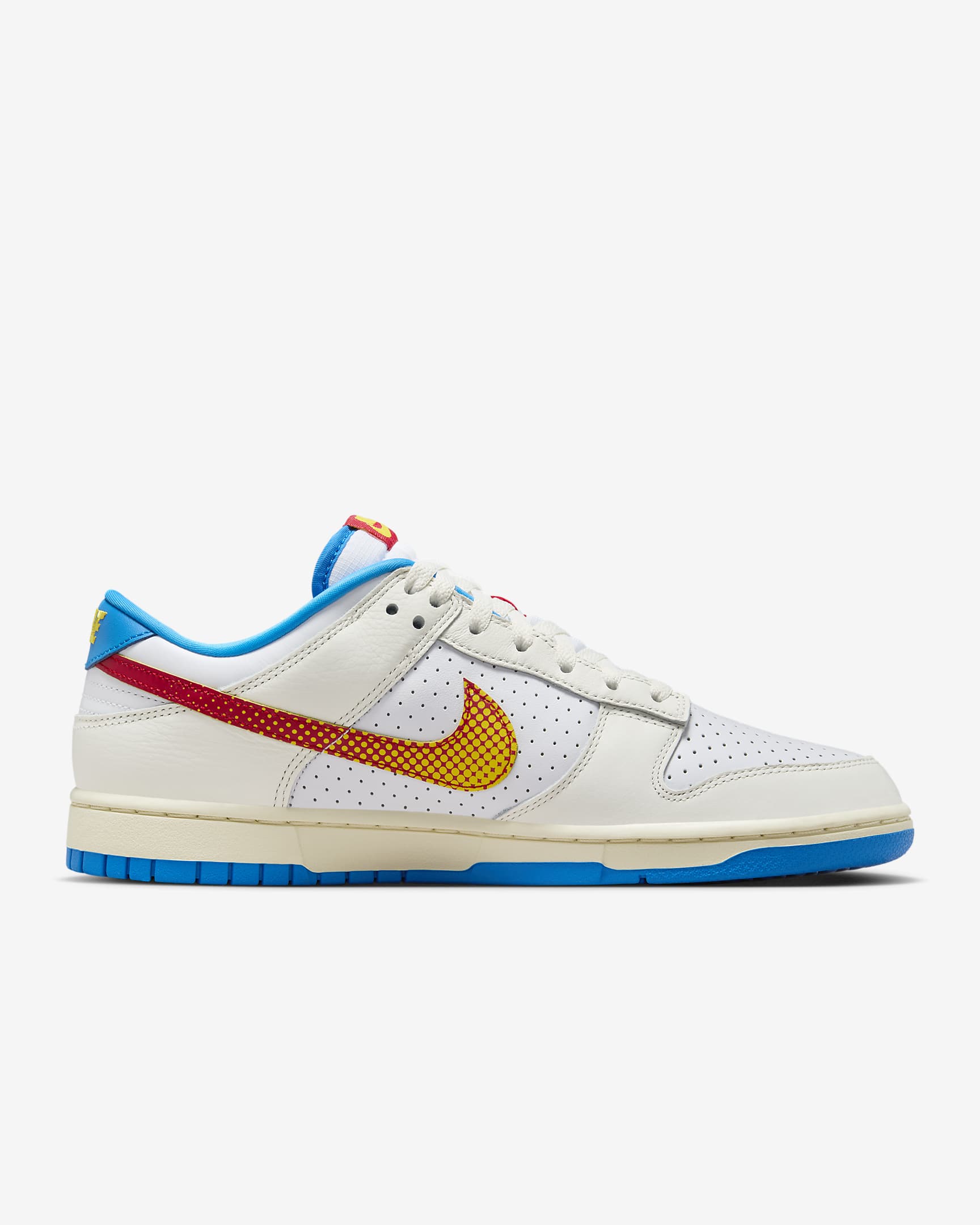 Nike Dunk Low Retro SE Shoes - Sail/Tour Yellow/Photo Blue/University Red