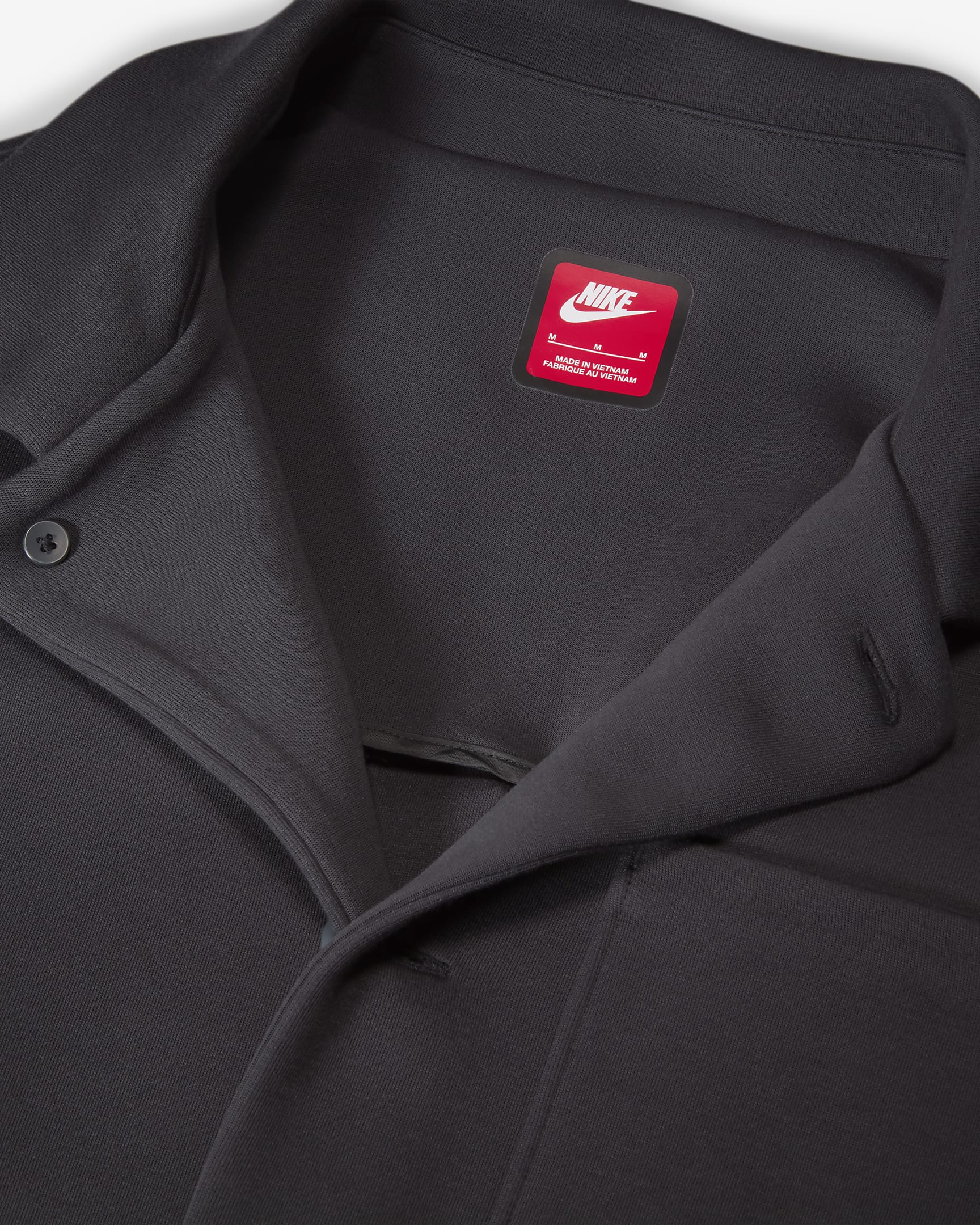 Shacket in fleece Nike Tech – Uomo - Antracite/Antracite