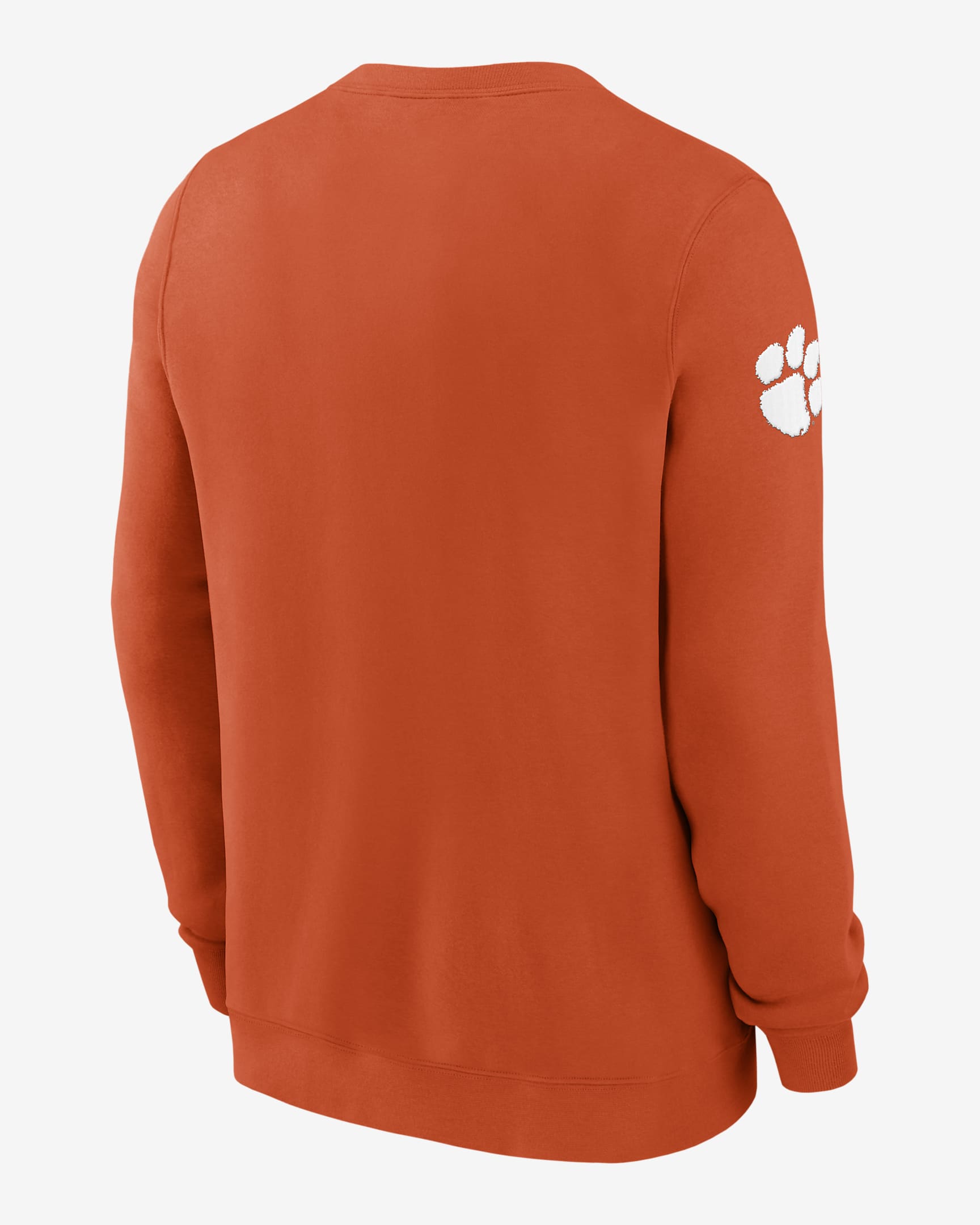 Sudadera de cuello redondo sin cierre universitaria Nike para hombre Clemson Tigers Sideline Dabo - Naranja universitario