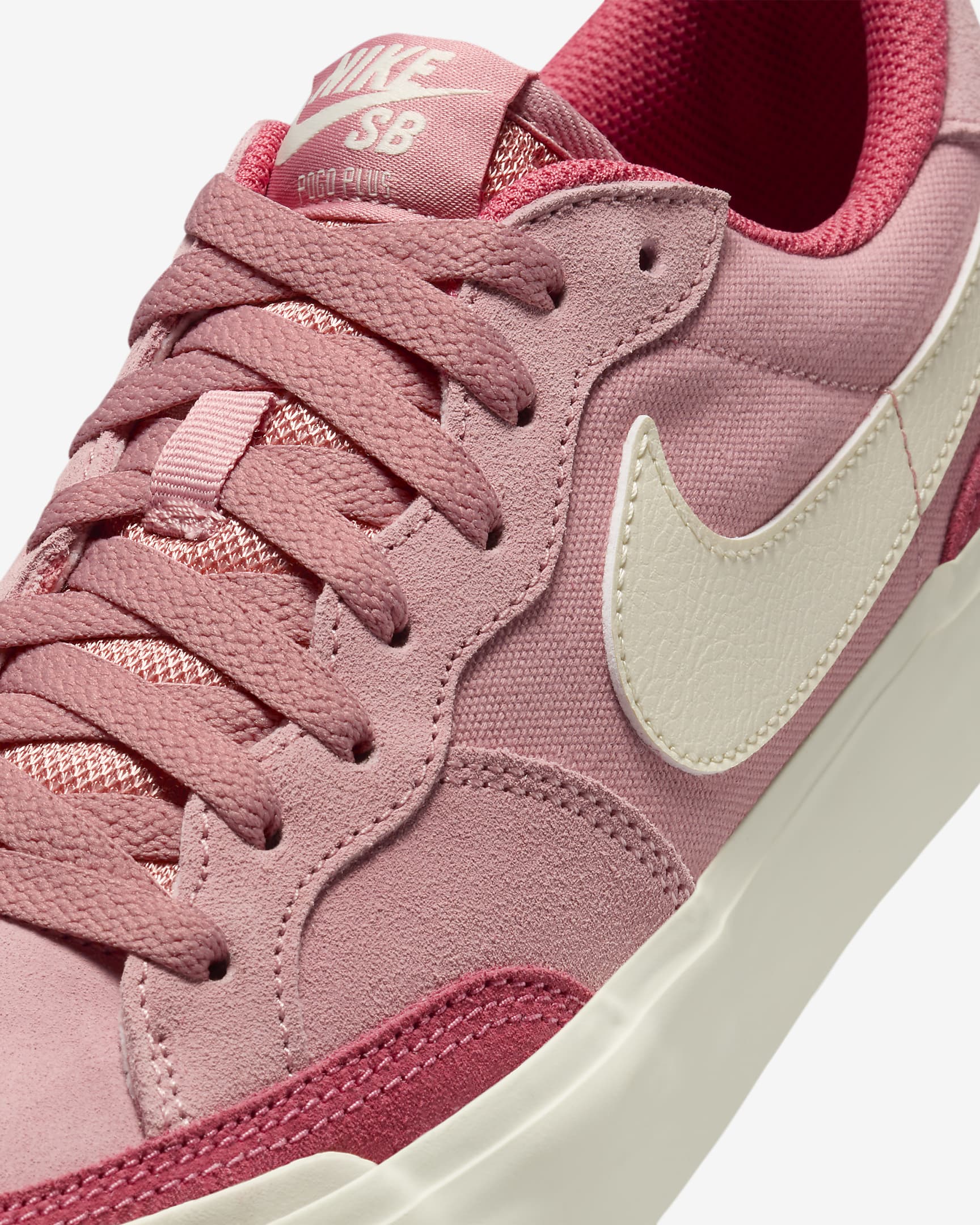 Chaussure de skateboard Nike SB Zoom Pogo Plus - Red Stardust/Adobe/Coconut Milk/Coconut Milk