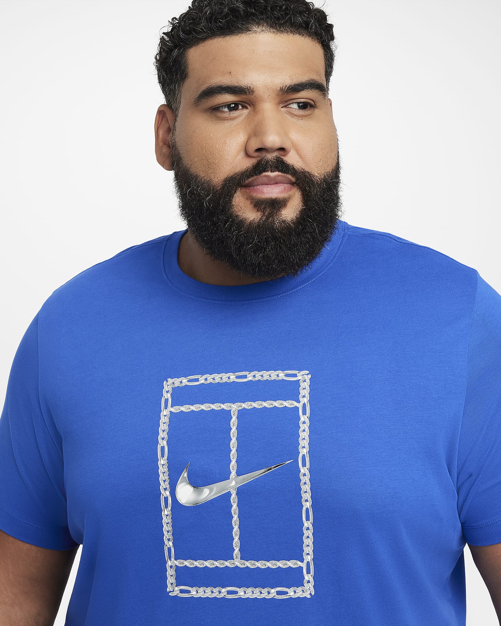 NikeCourt Men's Dri-FIT Tennis T-Shirt - Game Royal