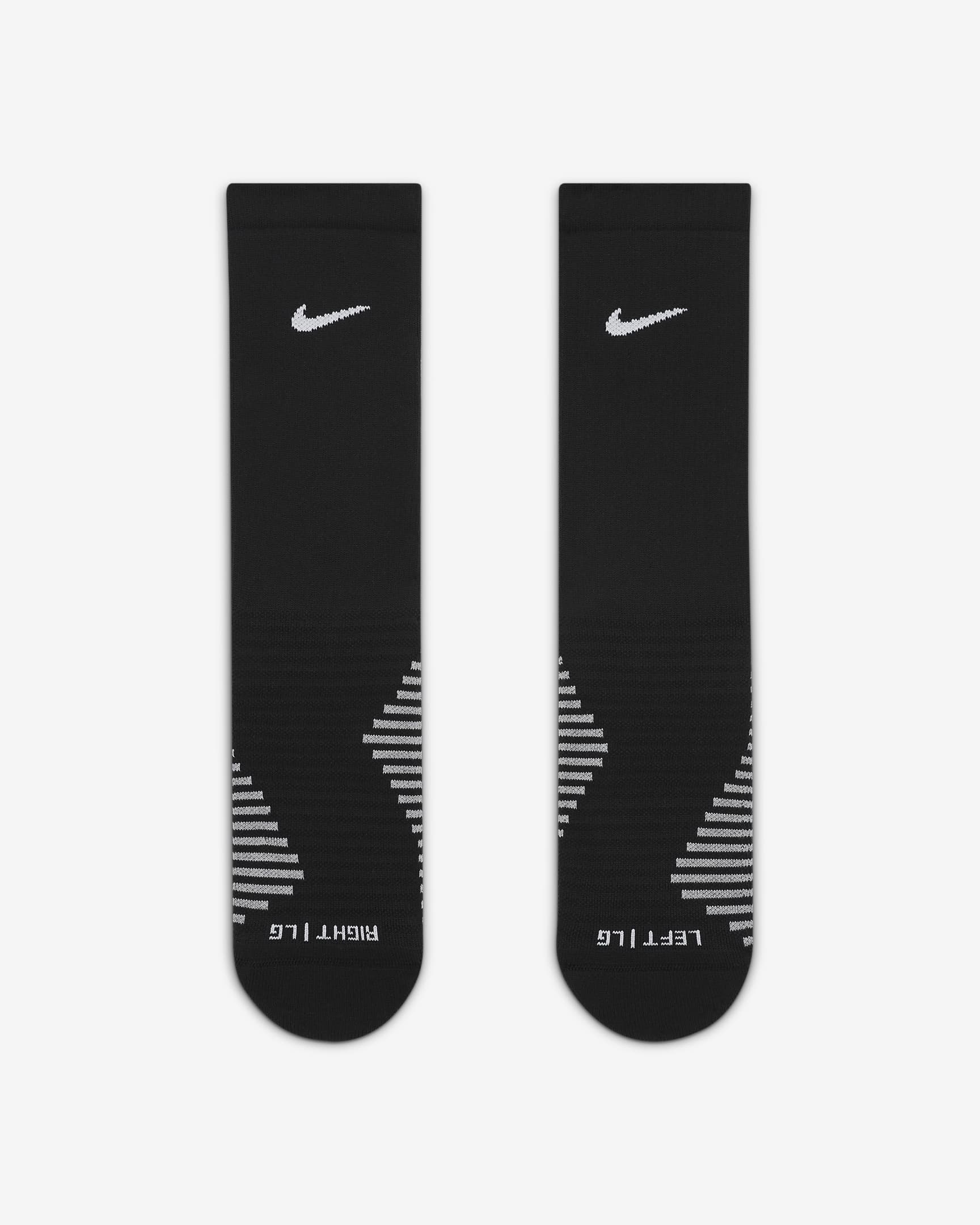 Calcetas de fútbol Nike Strike - Negro/Blanco