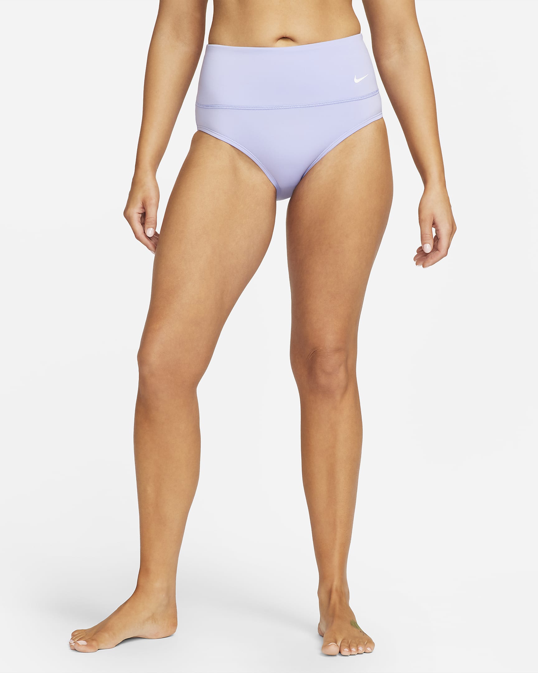 Prenda para la parte inferior de natación de cintura alta para mujer Nike Essential - Morado pulso