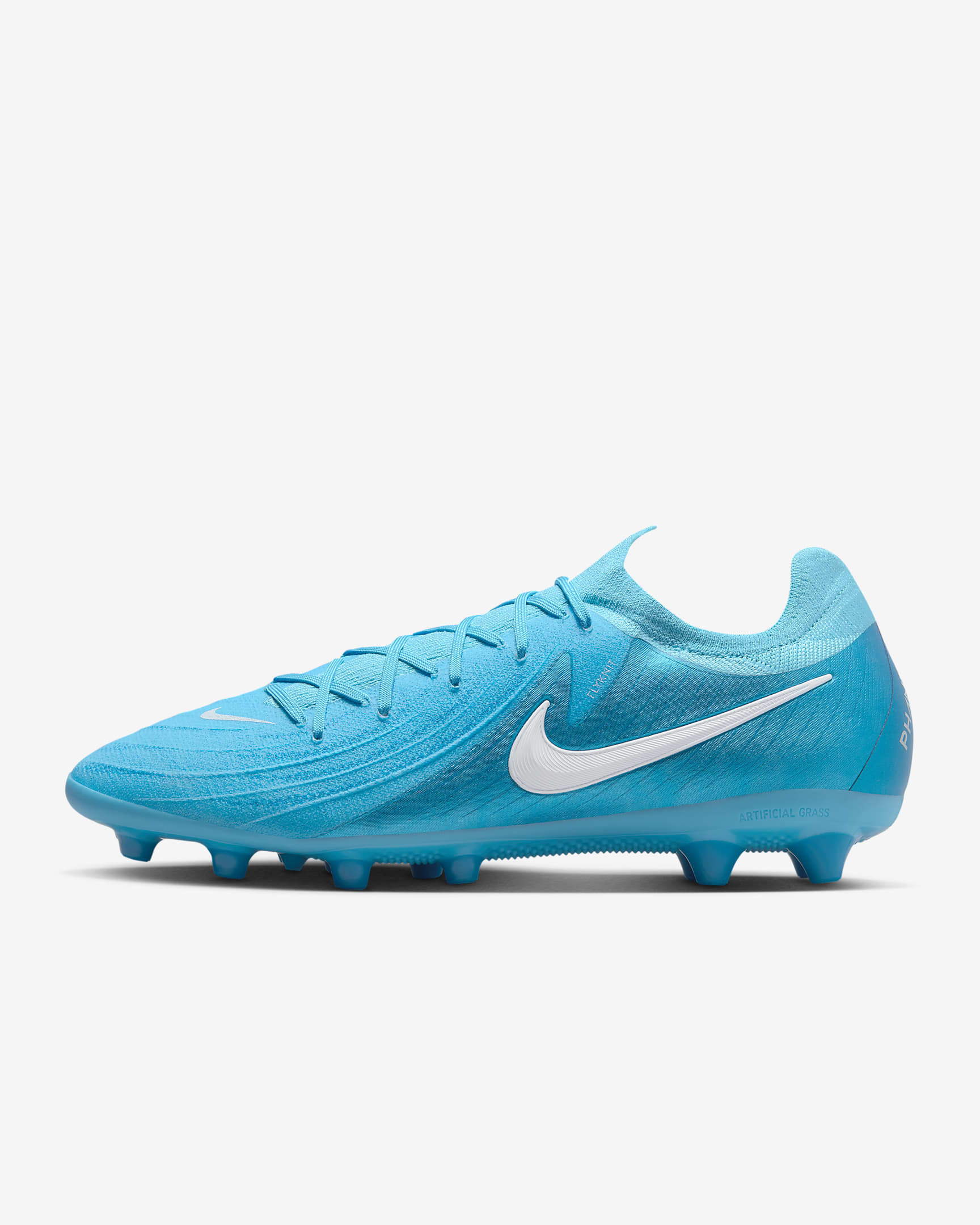 Nike Phantom GX 2 Pro AG Low-Top Soccer Cleats - Blue Fury/White