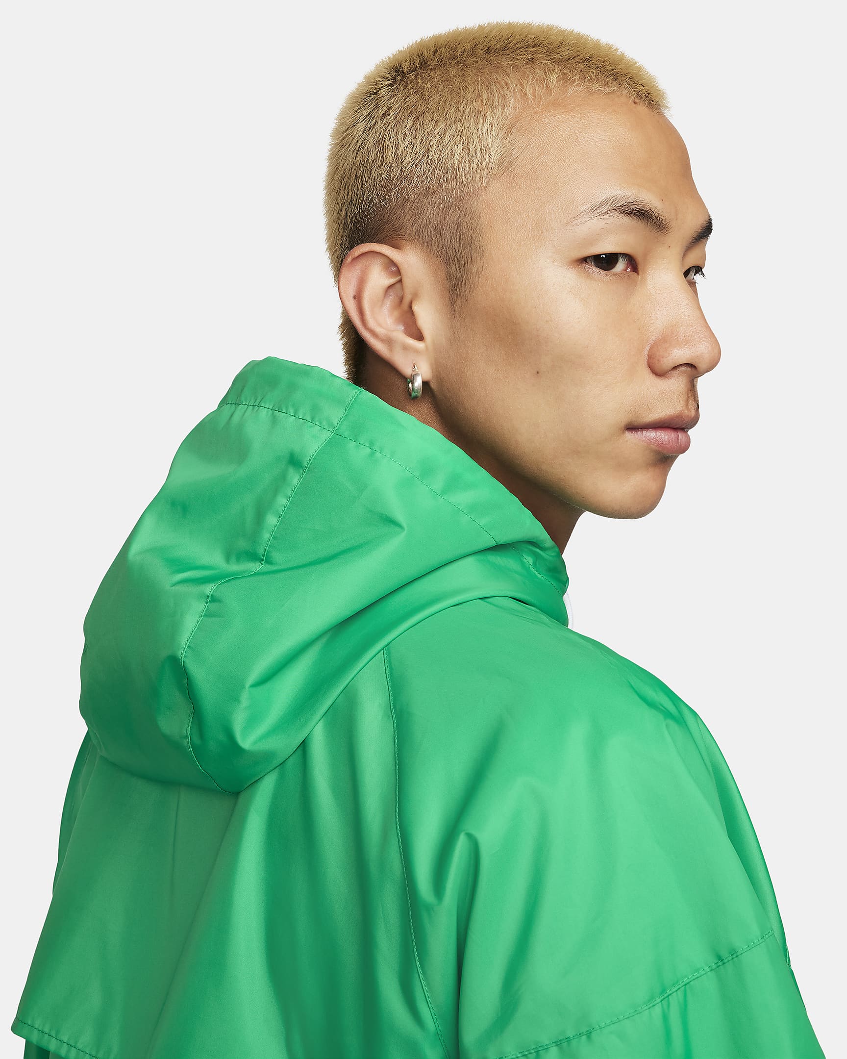 Nike Sportswear Windrunner Men's Hooded Jacket - Stadium Green/Black