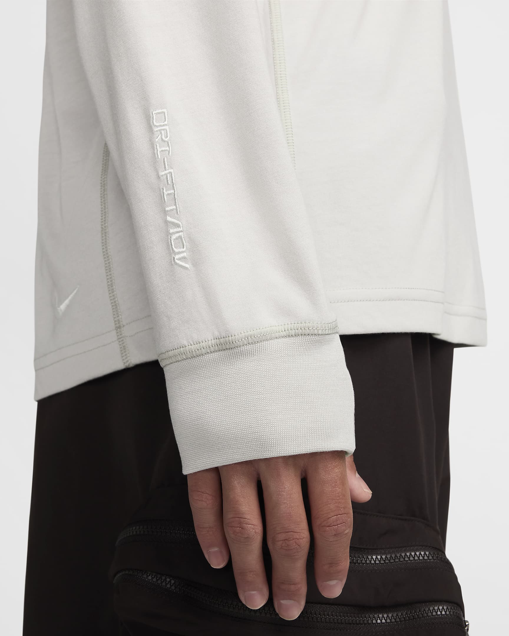 Nike ACG "Goat Rocks" Dri-FIT ADV UV-Longsleeve für Herren - Light Iron Ore/Summit White