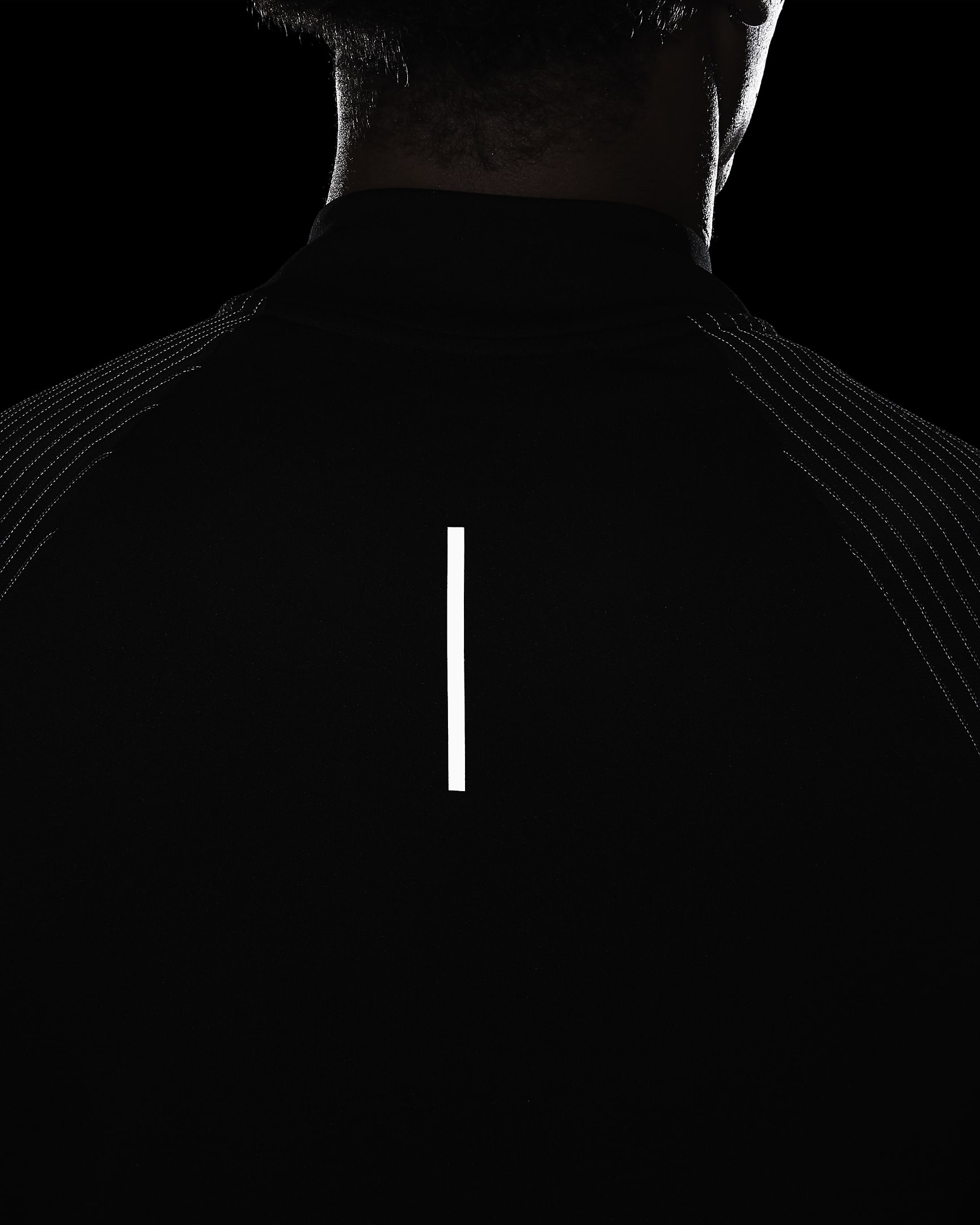 Maglia da running con zip a metà lunghezza Dri-FIT Nike Running Division – Uomo - Nero