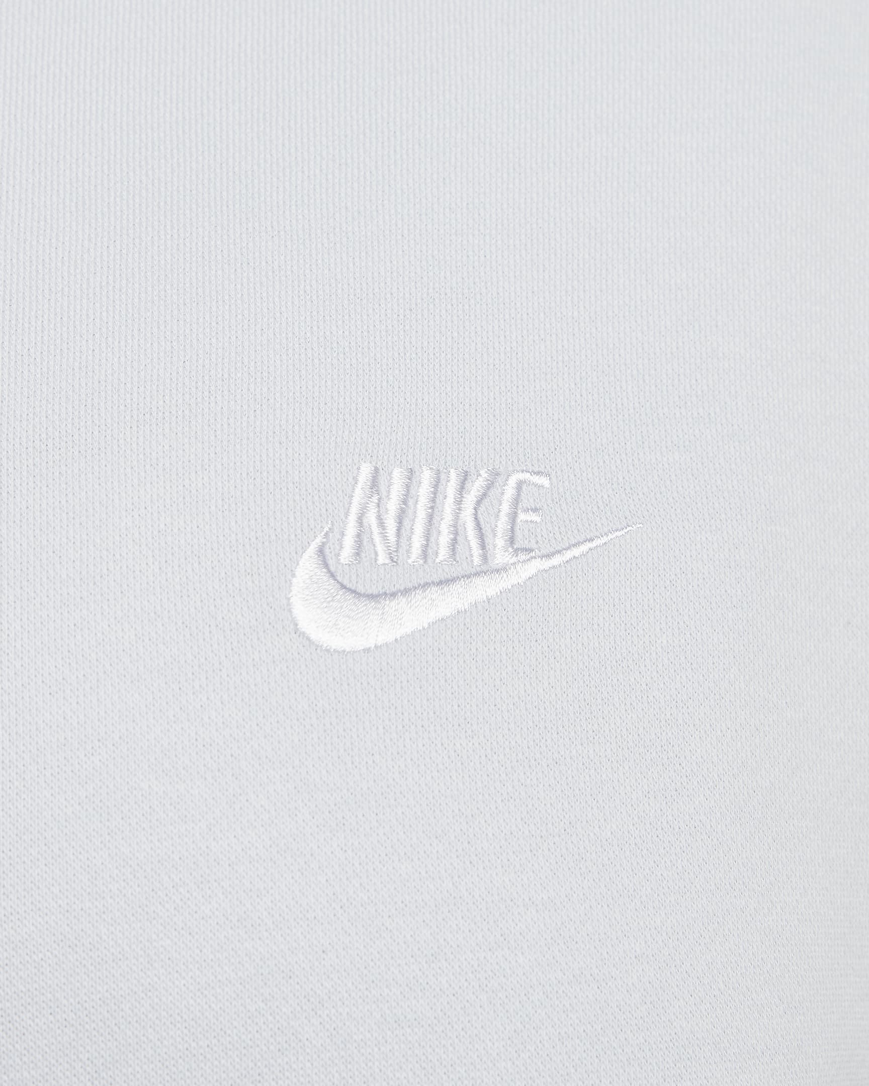 Sudadera con gorro sin cierre Nike Sportswear Club Fleece - Platino puro/Platino puro/Blanco