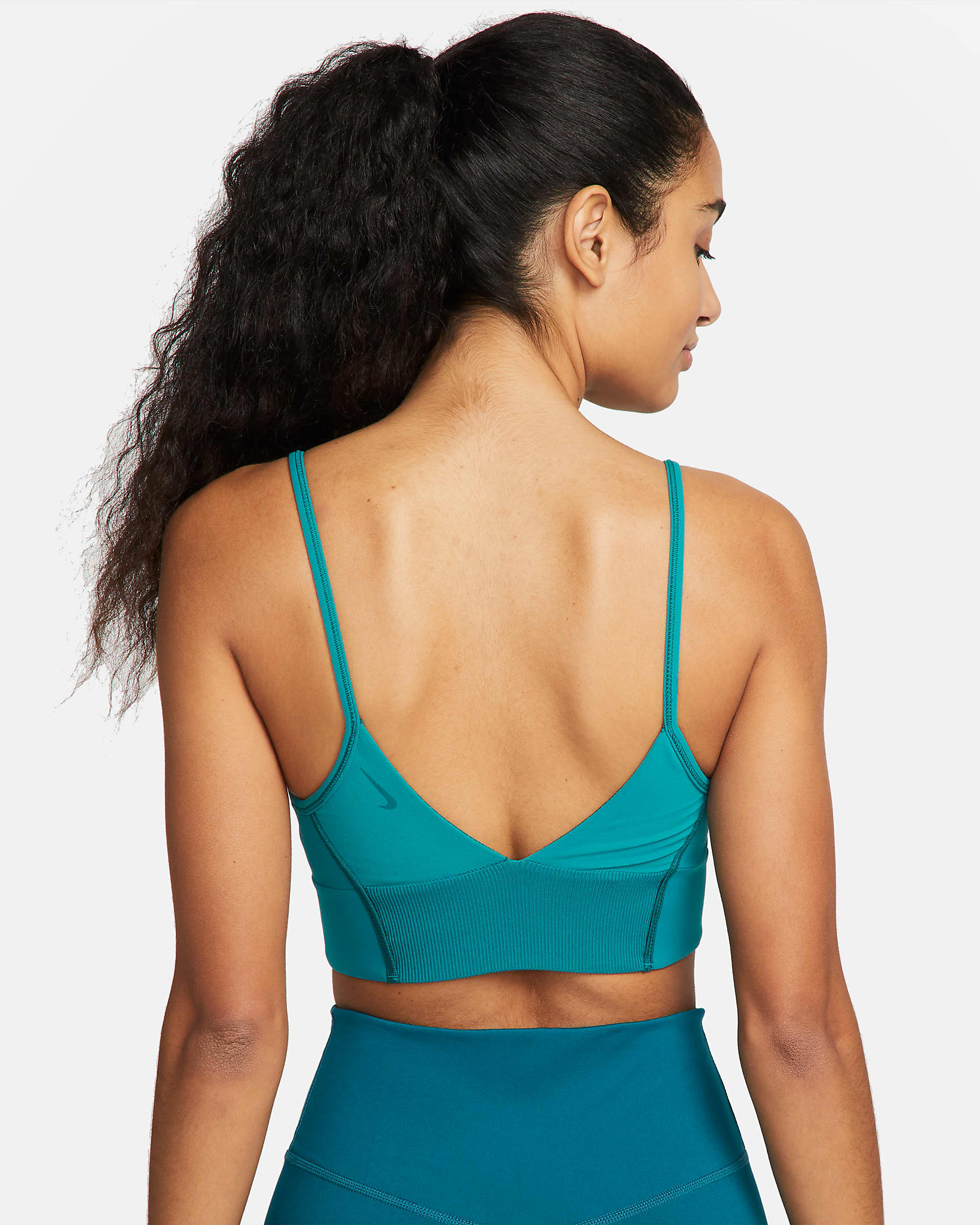Nike Yoga Indy Women's LightSupport Padded Longline Sports Bra.