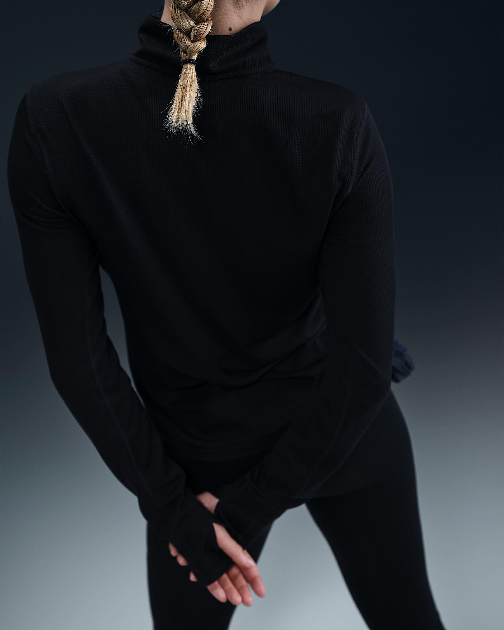 nike running air half zip mid layer