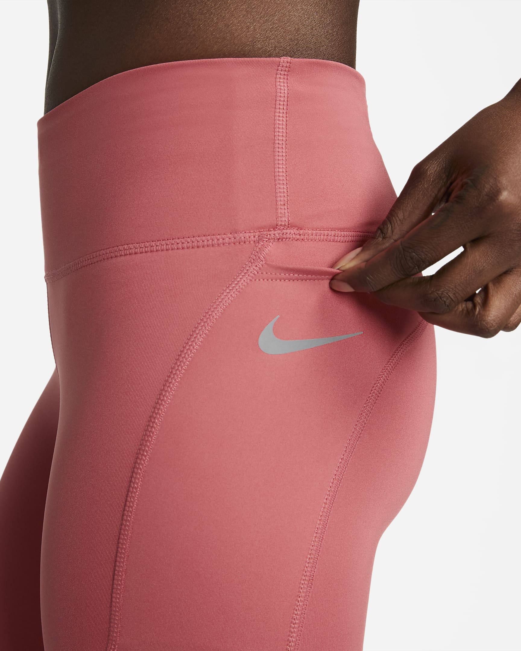 Nike Epic Fast Womens Mid Rise Running Leggings Nike In 0450