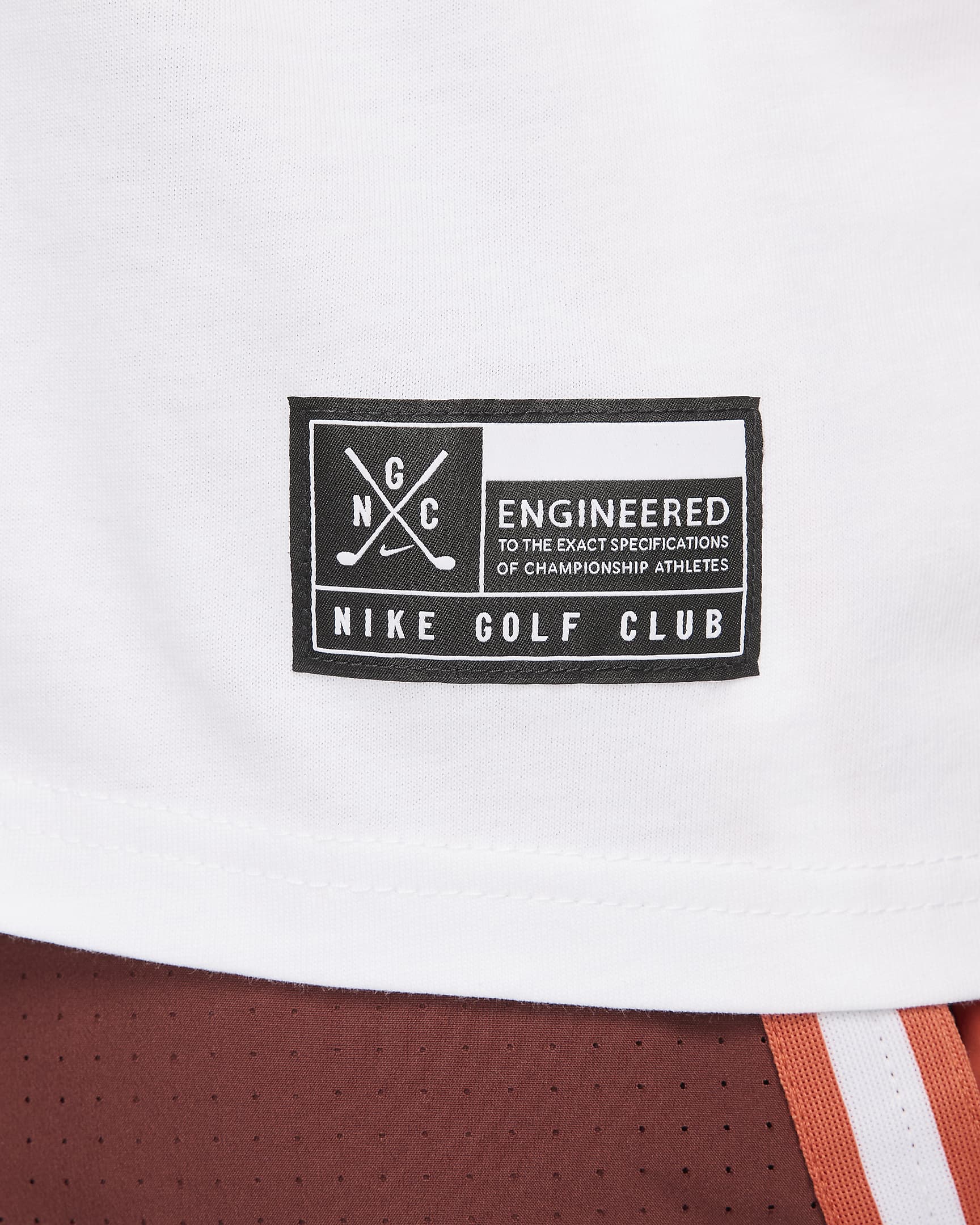 T-shirt da golf Nike Max90 – Uomo - Bianco