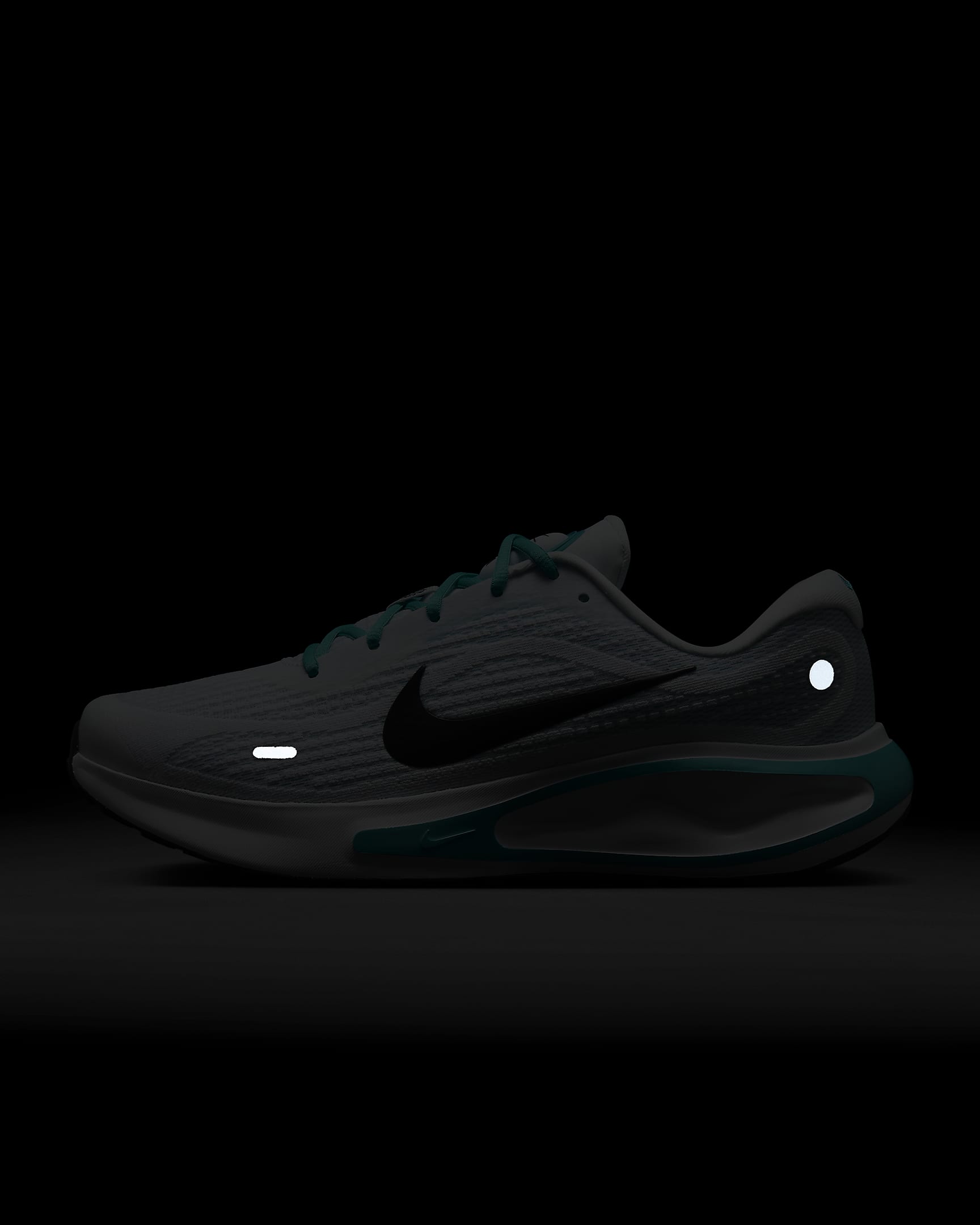 Tenis de correr en pavimento para hombre Nike Journey Run - Blanco/Cactus empolvado/Platino puro/Negro