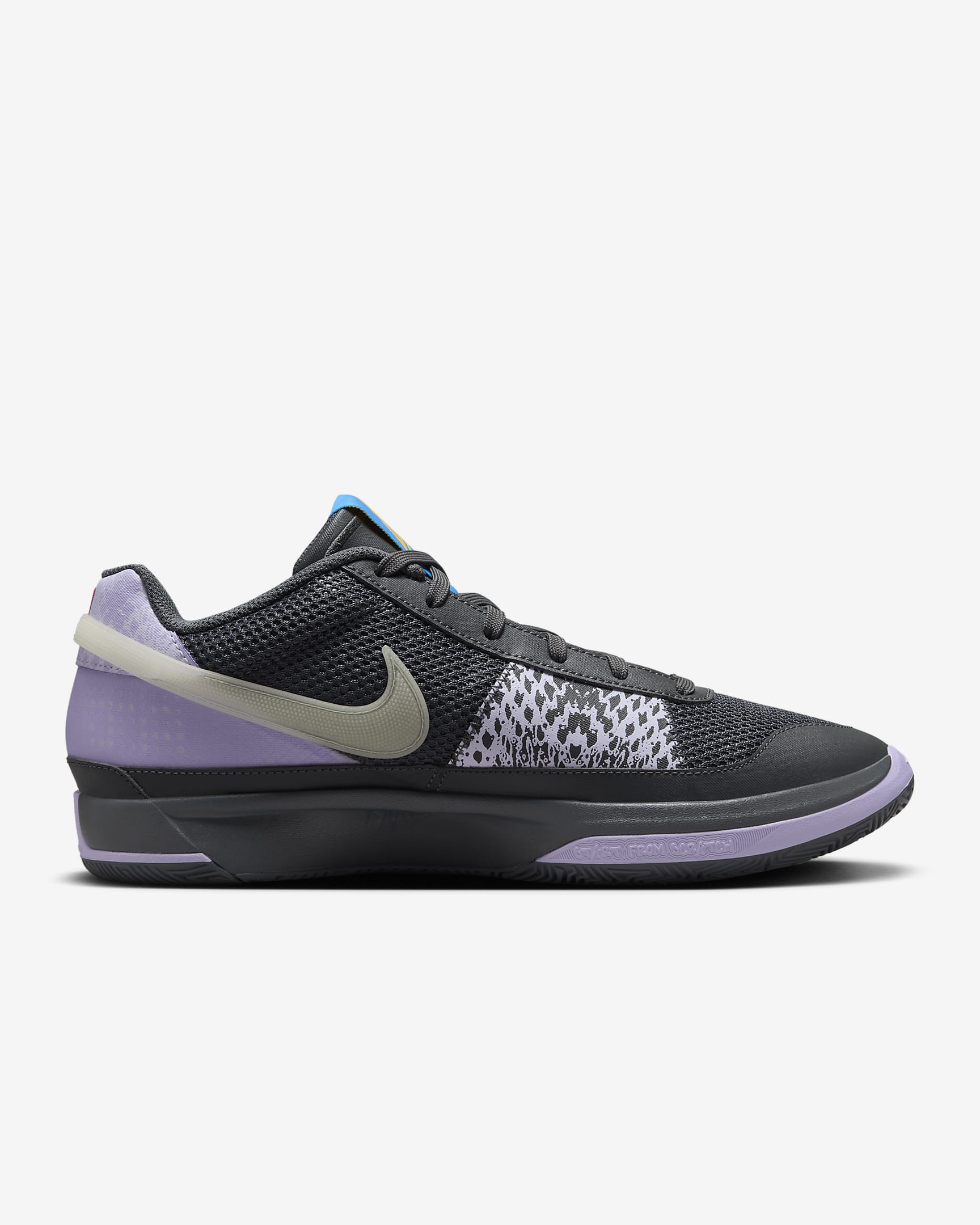 JA 1 EP Basketball Shoes - Iron Grey/Lilac Bloom/Light Photo Blue/Multi-Colour