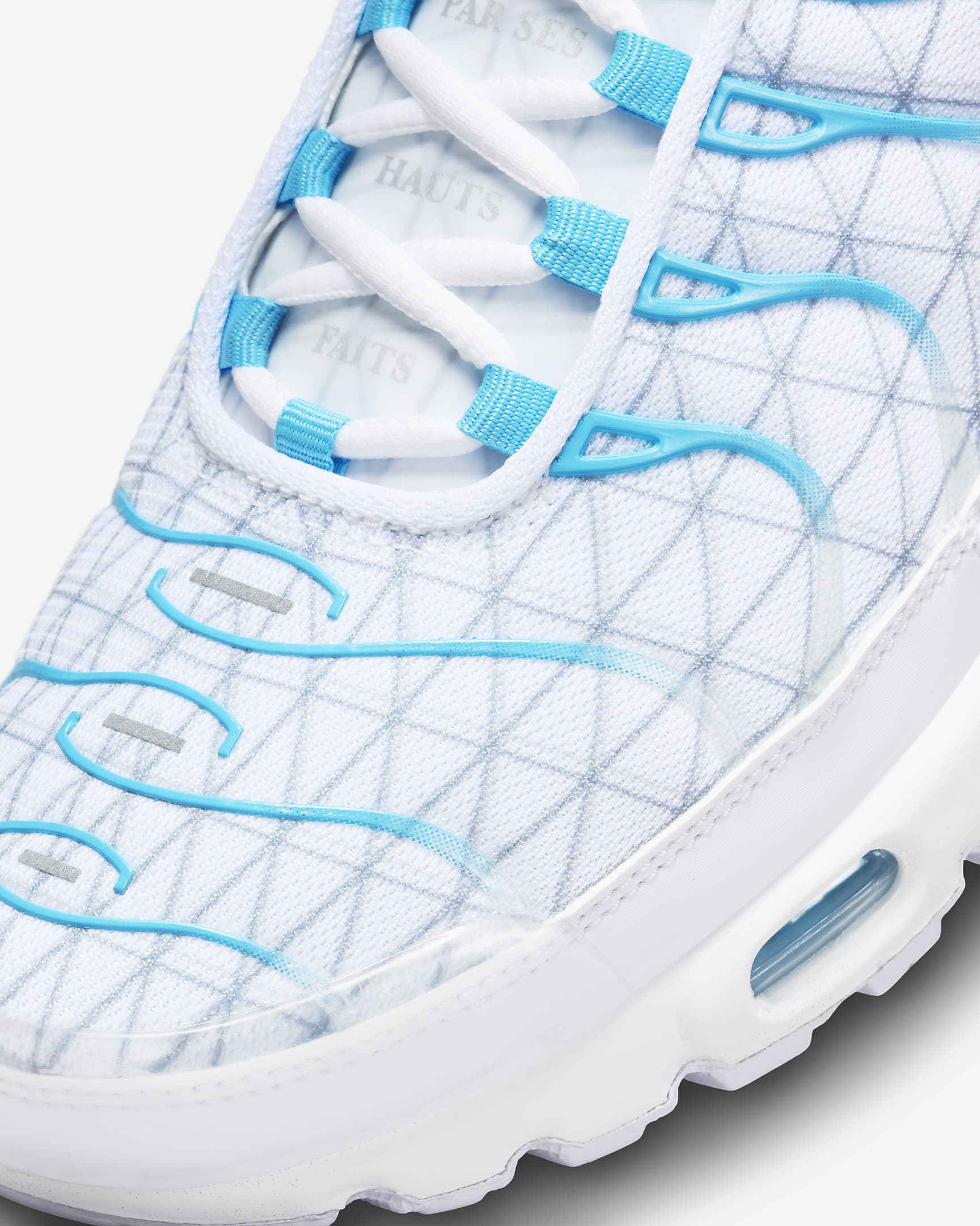 Nike Air Max Plus Men's Shoes - White/Baltic Blue/Reflect Silver/Metallic Silver