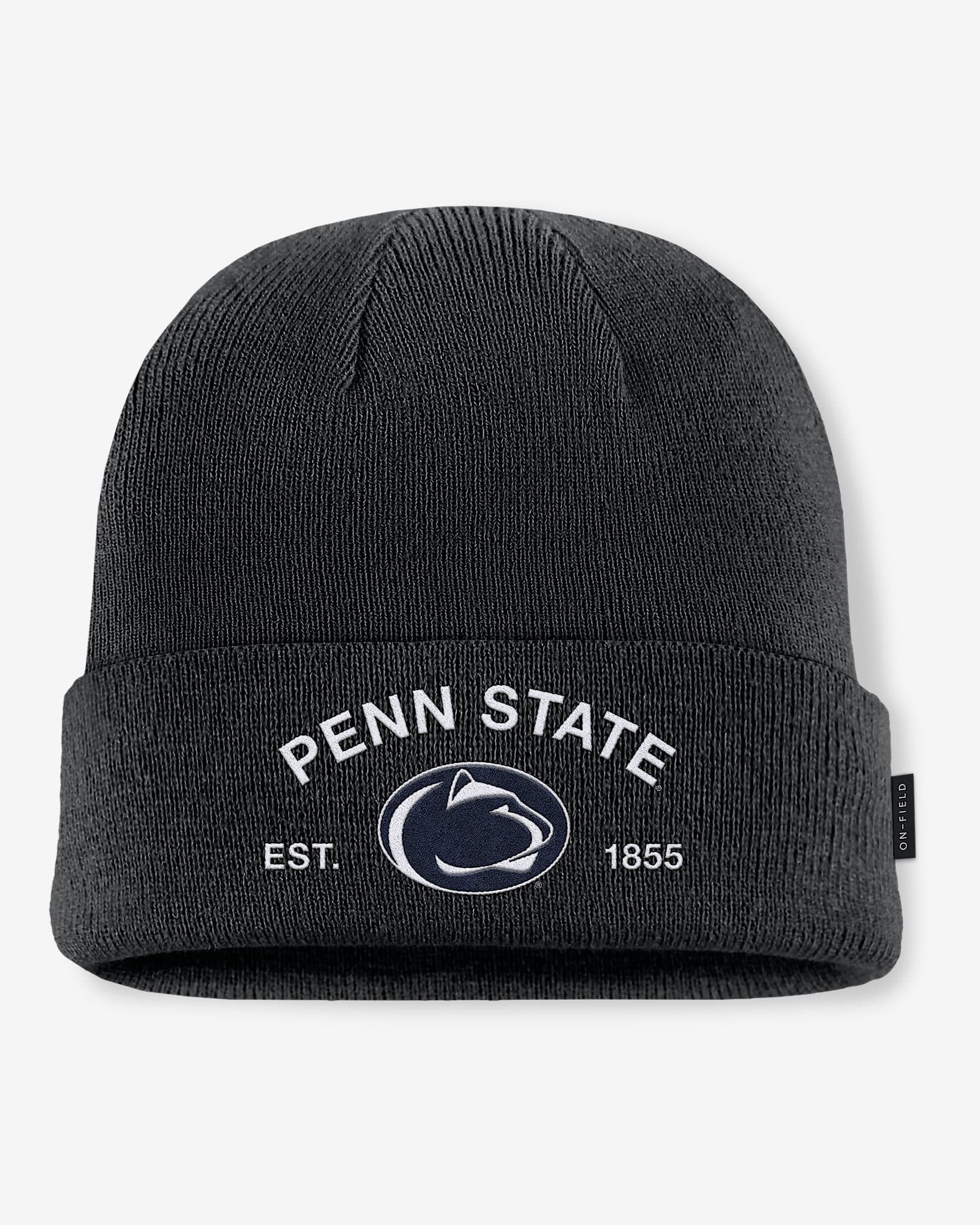 Gorro con dobladillo universitario Nike para hombre Penn State 2025 Military Appreciation - Negro