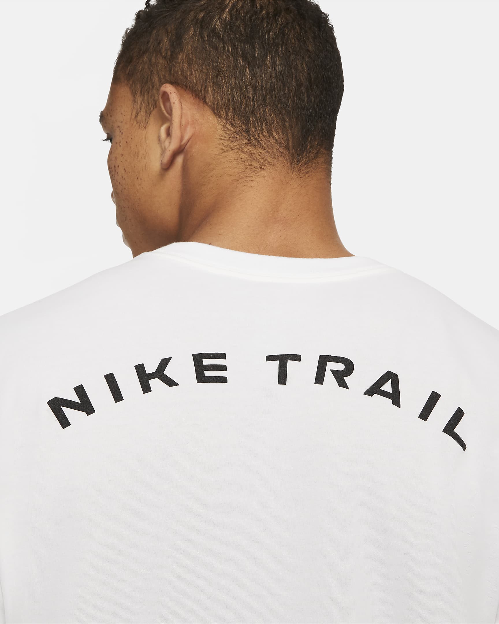 Nike Dri-FIT Long-Sleeve Trail Running T-Shirt - White