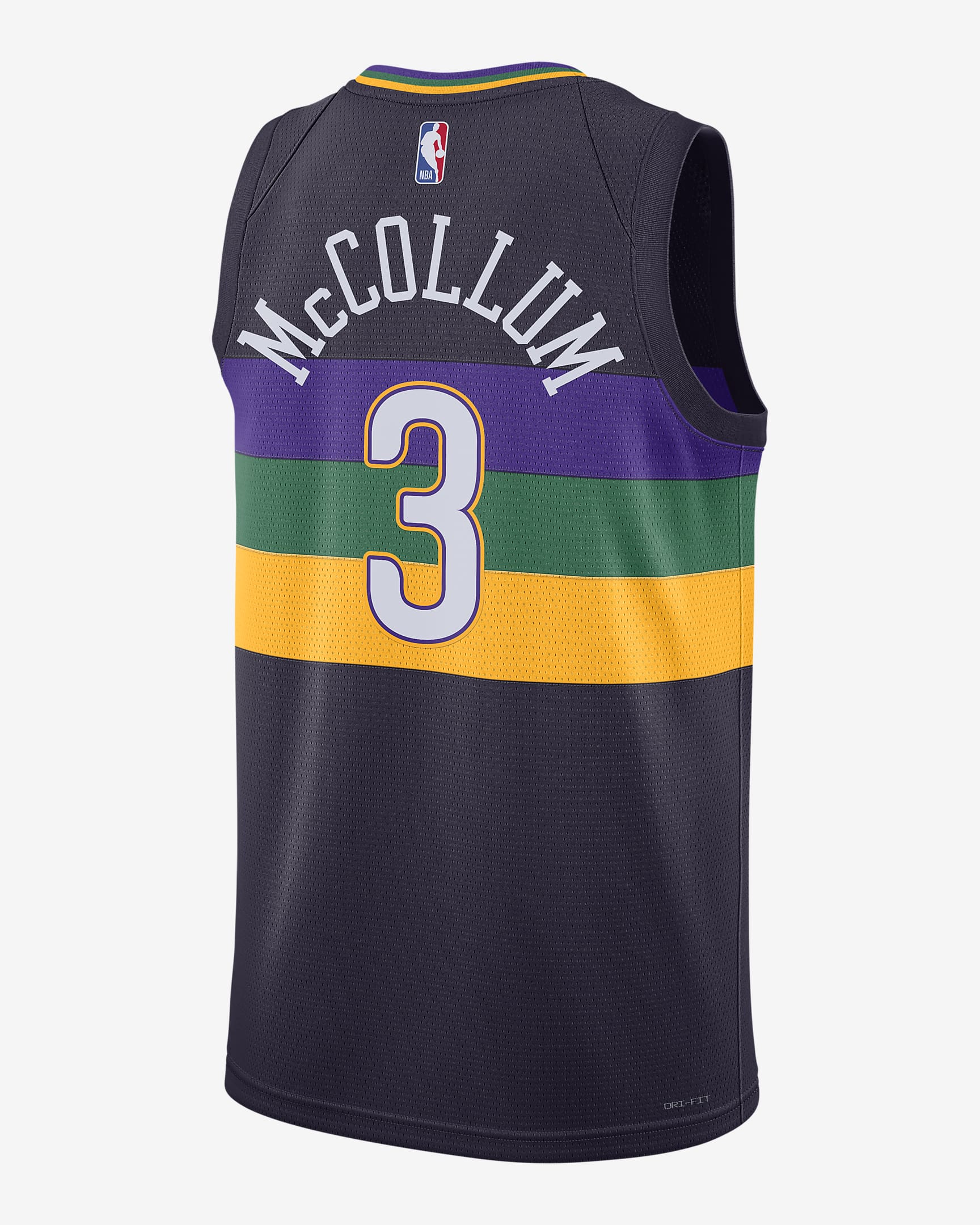 CJ McCollum New Orleans Pelicans City Edition Nike Dri-FIT NBA Swingman ...