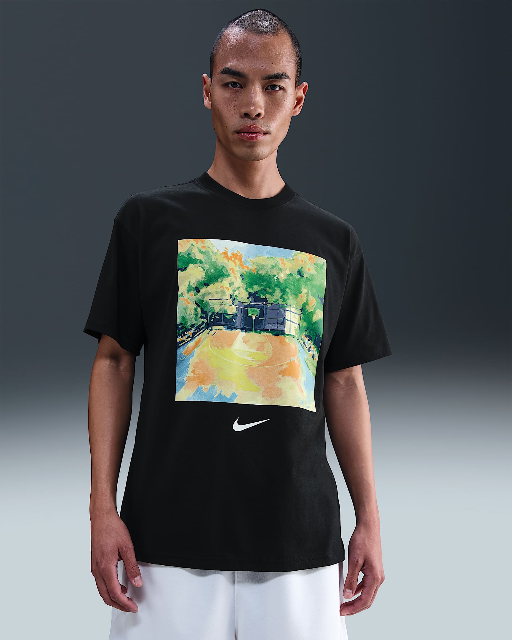 Nike 男款 Max90 T 恤 - 黑色