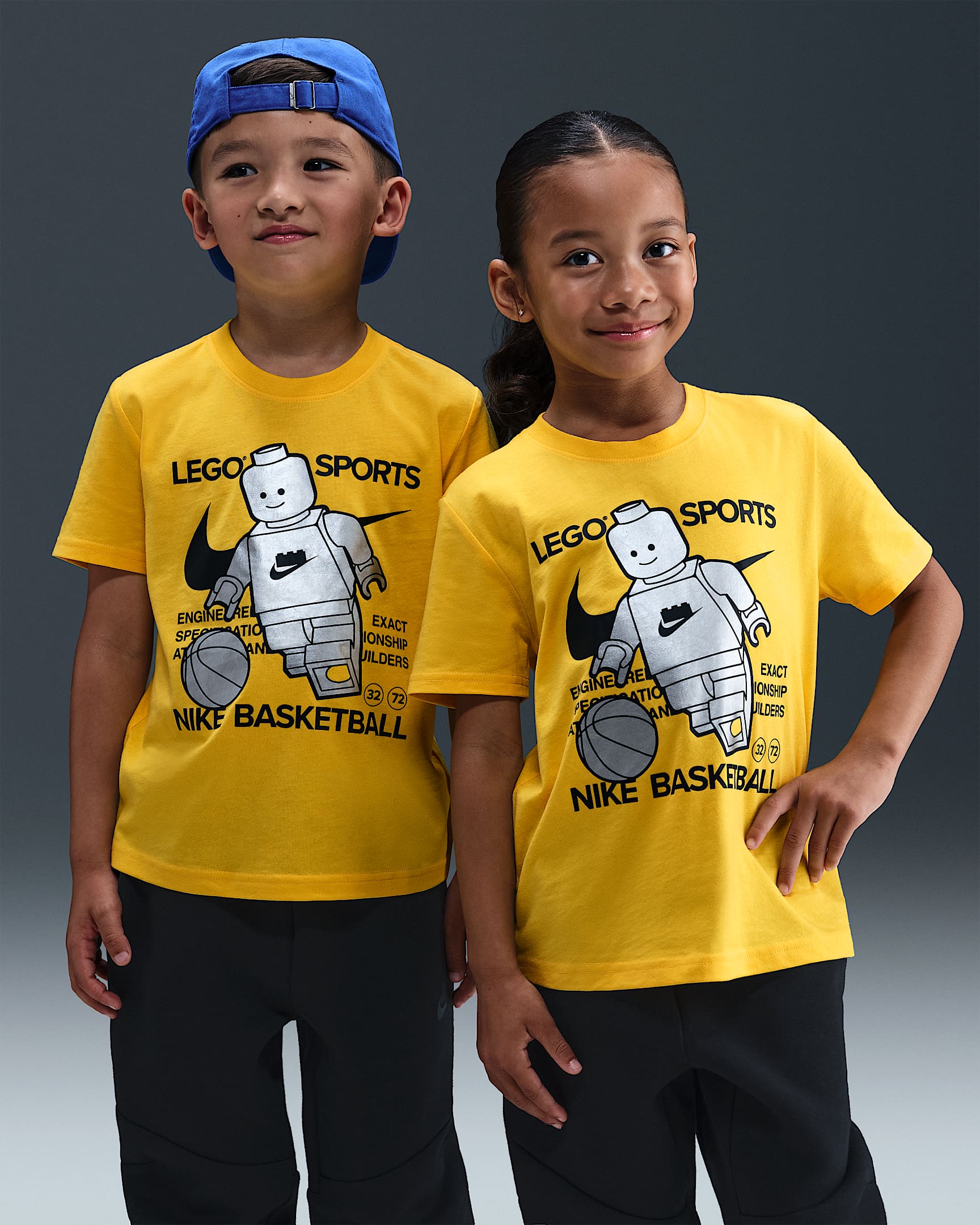 Nike x LEGO® Collection Little Kids' T-Shirt - Tour Yellow