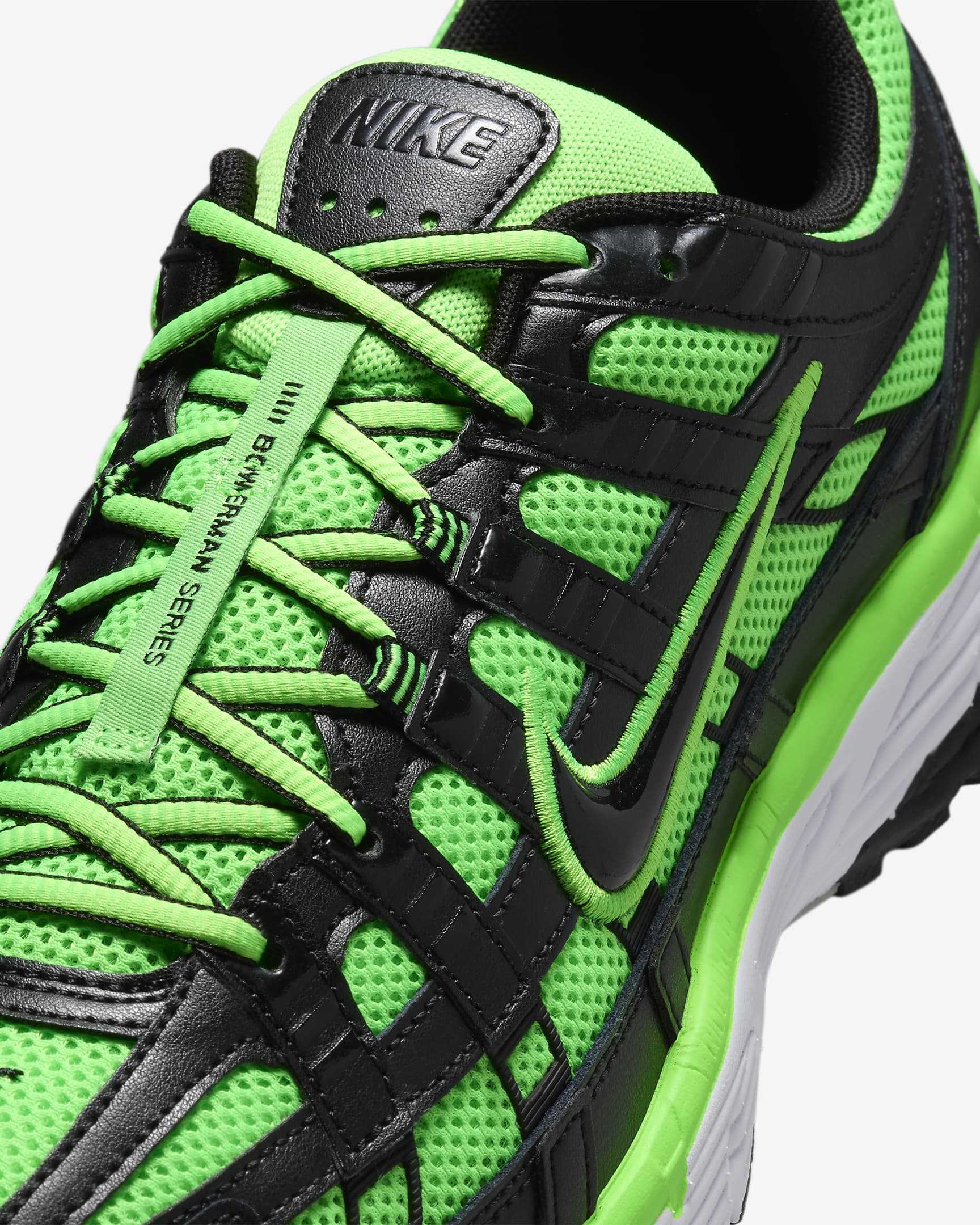 Nike P-6000 Shoes - Green Strike/White/Metallic Silver/Black