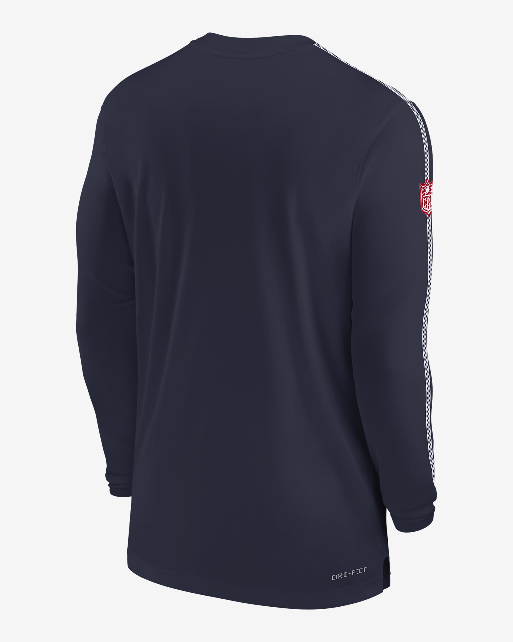 New England Patriots Sideline Coach Men's Nike Dri-FIT NFL Long-Sleeve Top - Navy