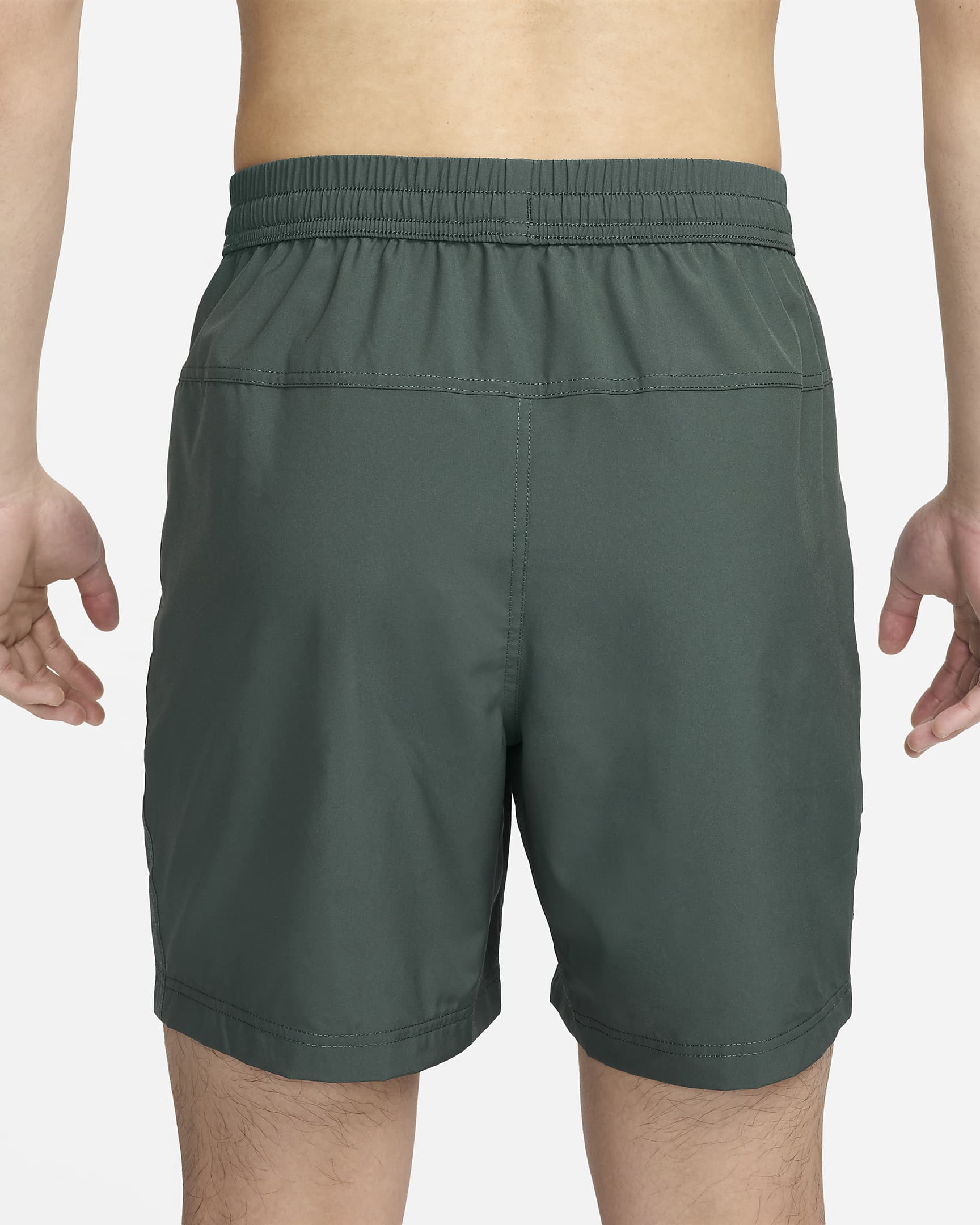 Nike Dri-FIT Form Men's 18cm (approx.) Unlined Versatile Shorts - Vintage Green/Black