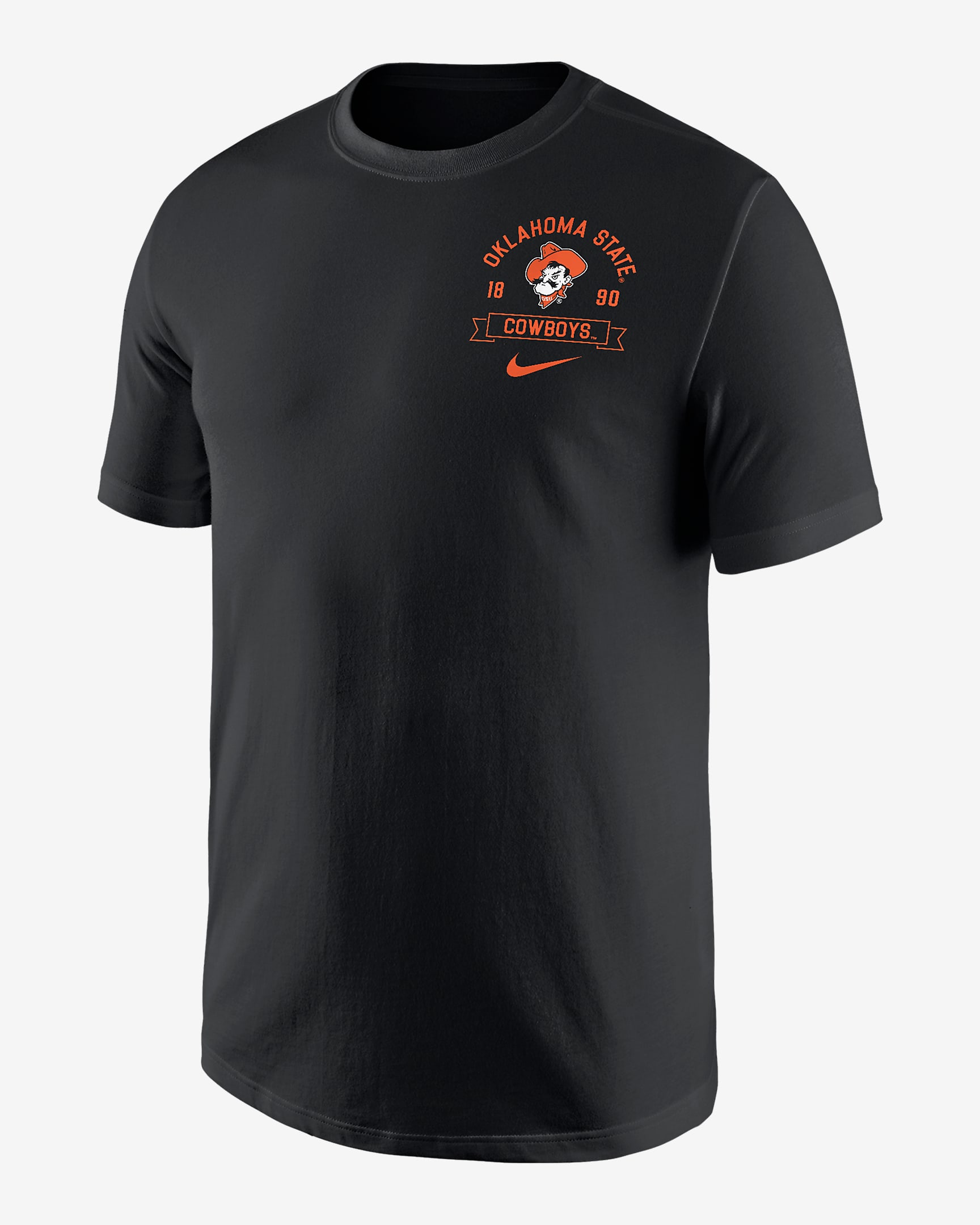 Playera universitaria Nike Max90 para hombre Oklahoma State - Negro