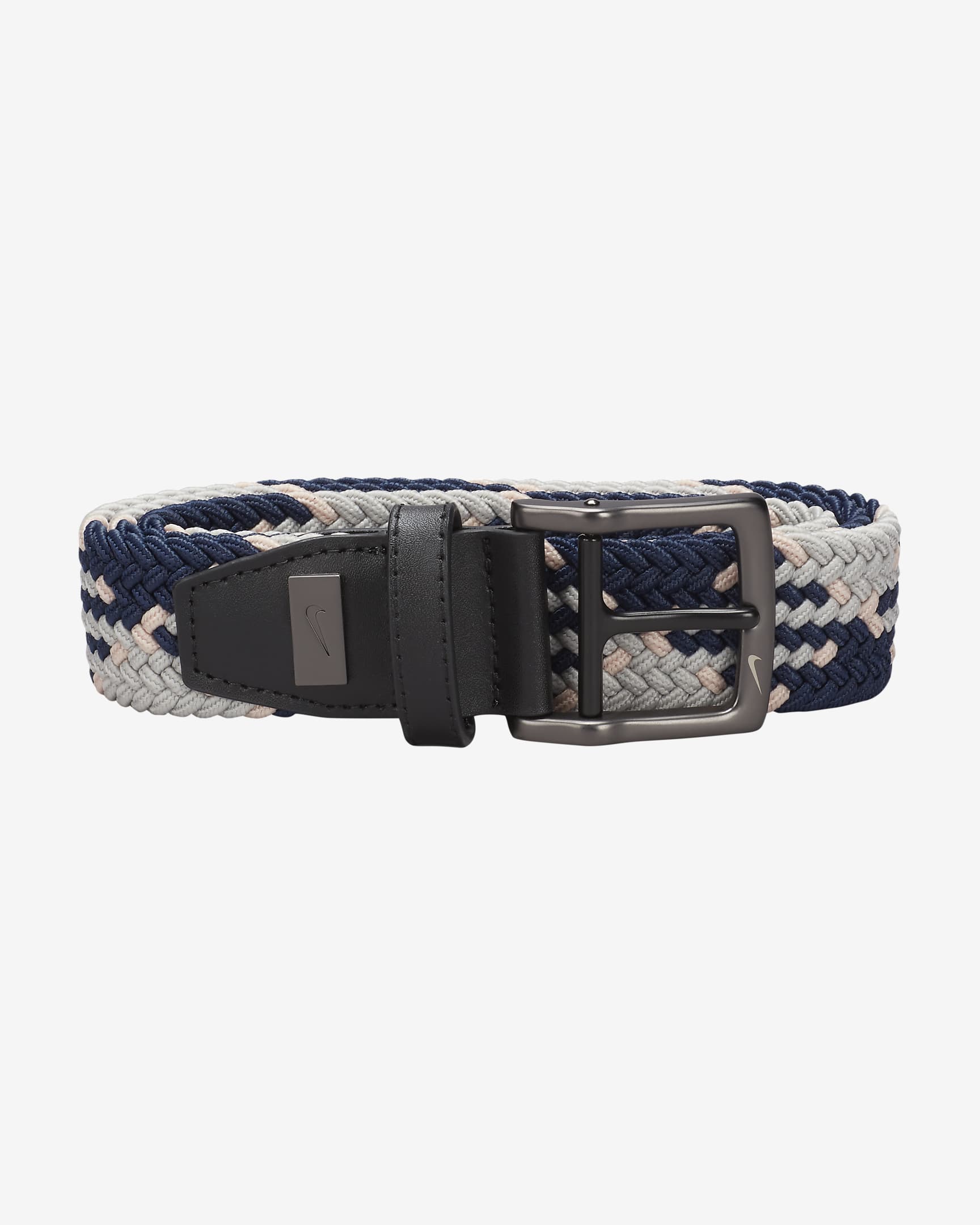 Nike G-Flex Stretch Woven Belt - Midnight Navy/Light Smoke Grey