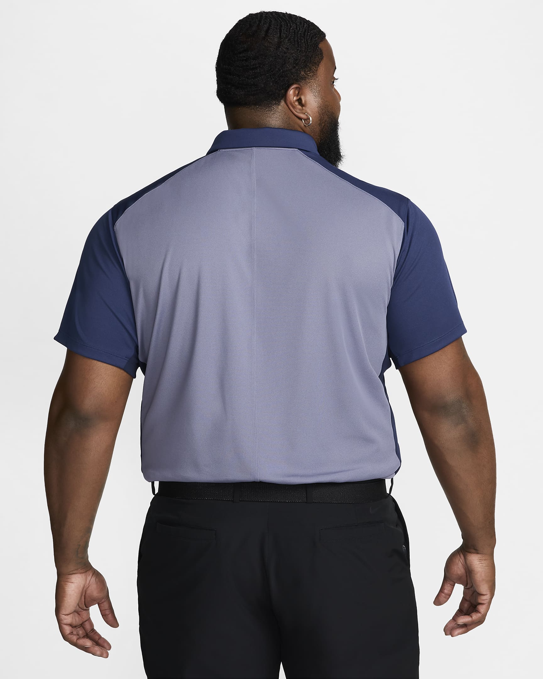 Nike Victory+ Men's Dri-FIT Golf Polo - Midnight Navy/Obsidian/Light Carbon/White