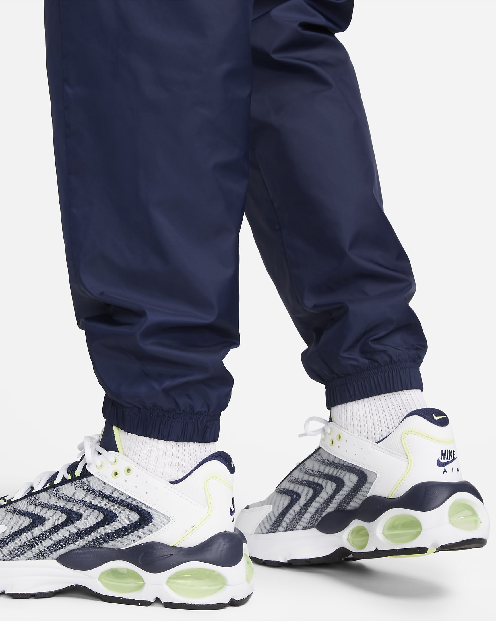 Tuta sportiva foderata in tessuto Nike Sportswear – Uomo - Midnight Navy/Bianco