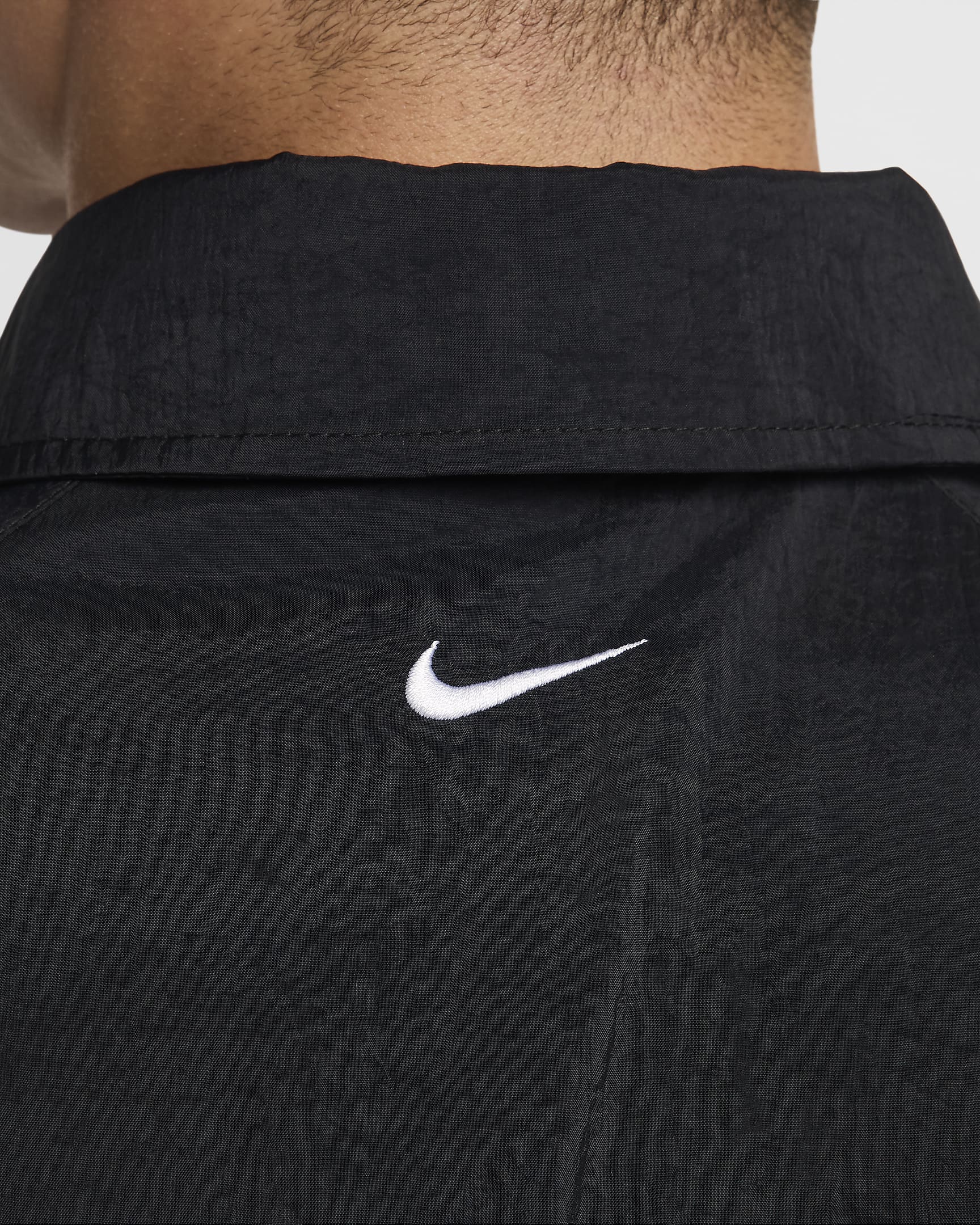 Pánská tkaná basketbalová bunda Nike Repel - Černá/Bílá