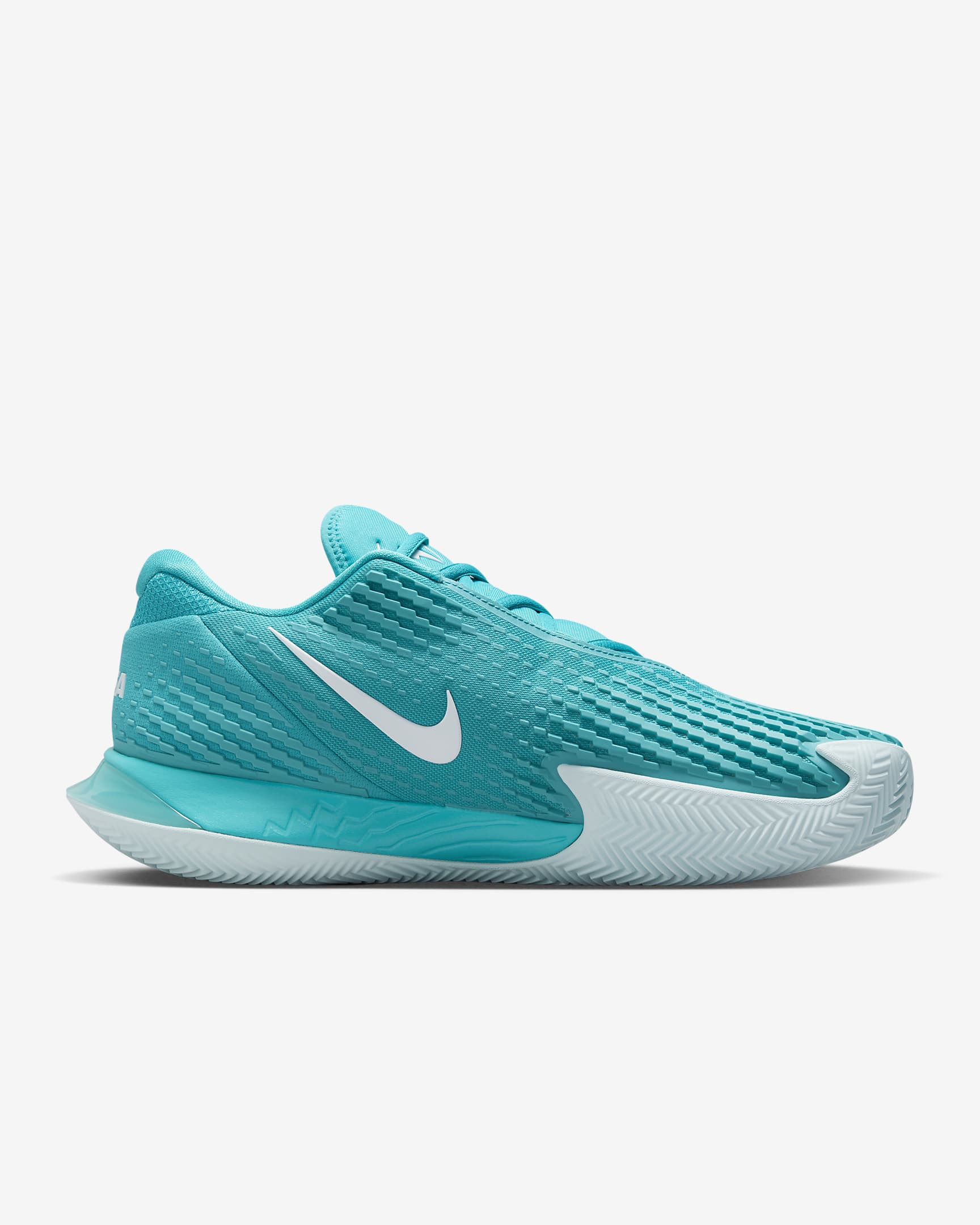 NikeCourt Air Zoom Vapor Cage 4 Rafa Tennisschoenen voor heren (gravel) - Dusty Cactus/Glacier Blue/Wit