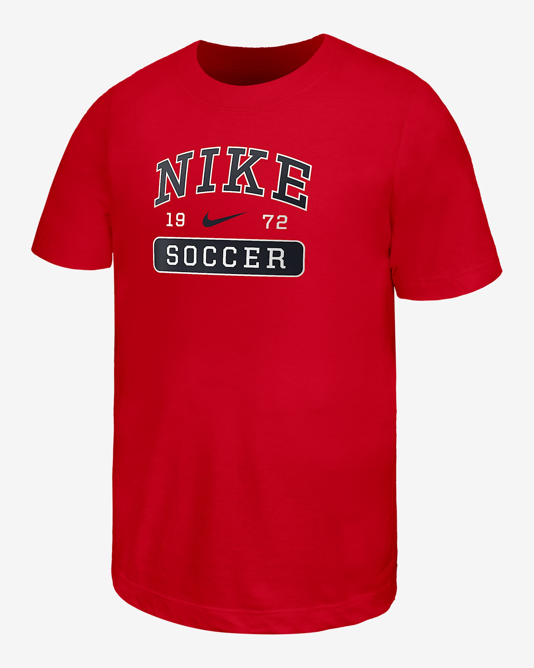 Nike Swoosh Big Kids' Soccer T-Shirt - University Red