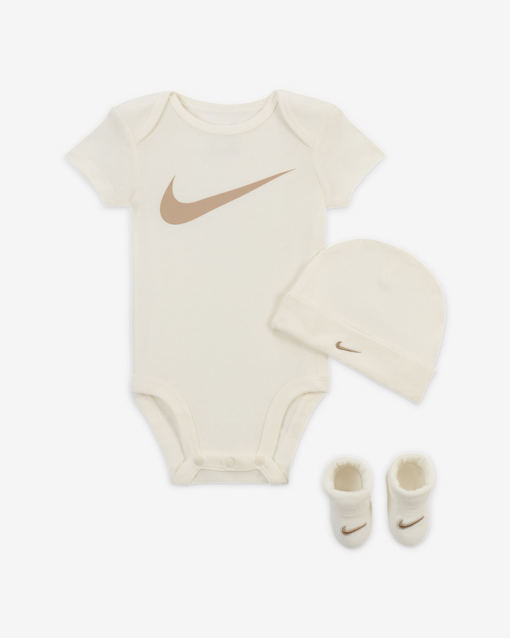 Nike Baby (0-6M) 8-Piece Boxed Gift Set - Pale Ivory