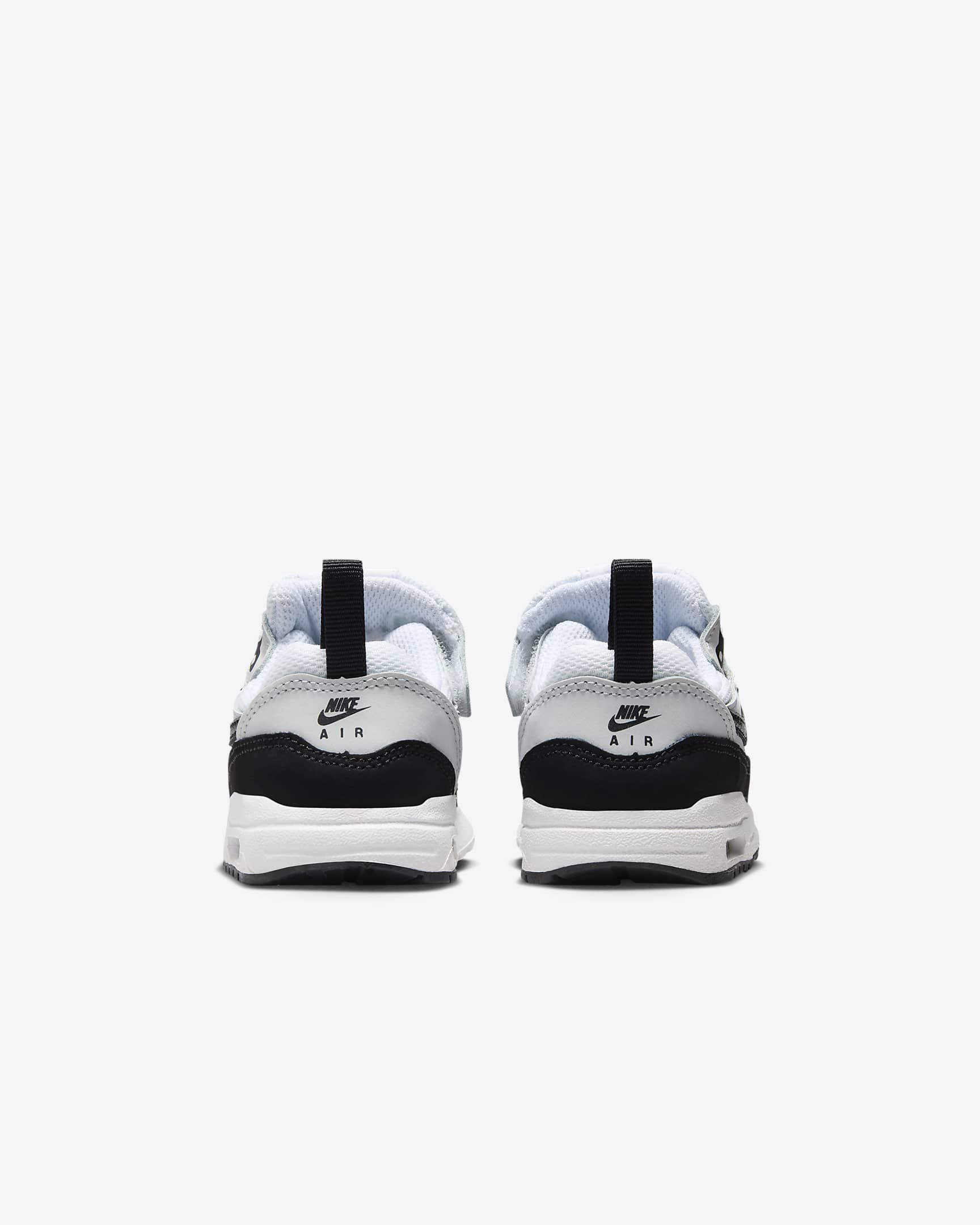 Air Max 1 EasyOn Baby/Toddler Shoes - White/Pure Platinum/Black