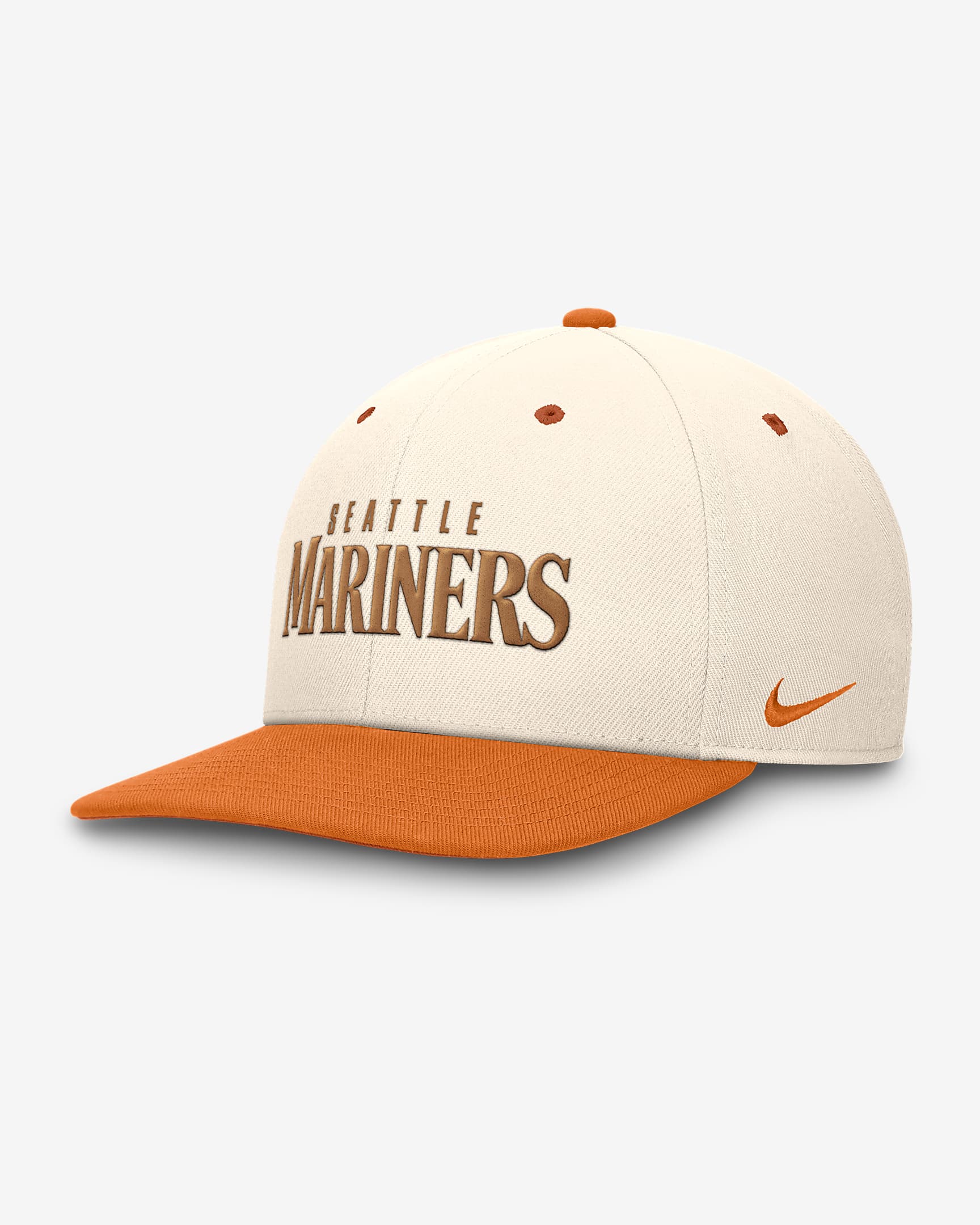 Seattle Mariners Pro Dunk Men's Nike Dri-FIT MLB Adjustable Hat - Pale Ivory