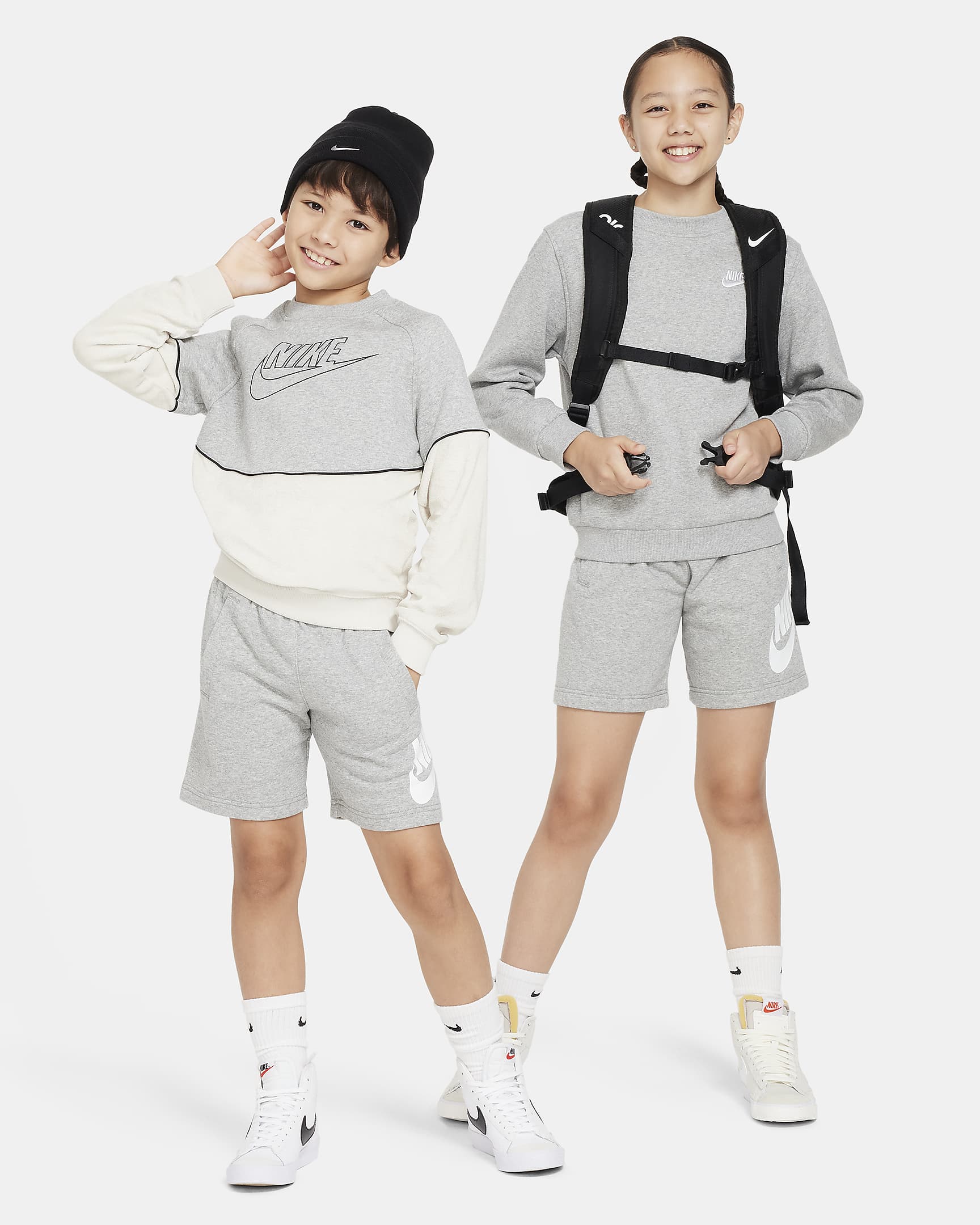 Nike Sportswear Club Fleece Big Kids' French Terry Shorts. Nike.com